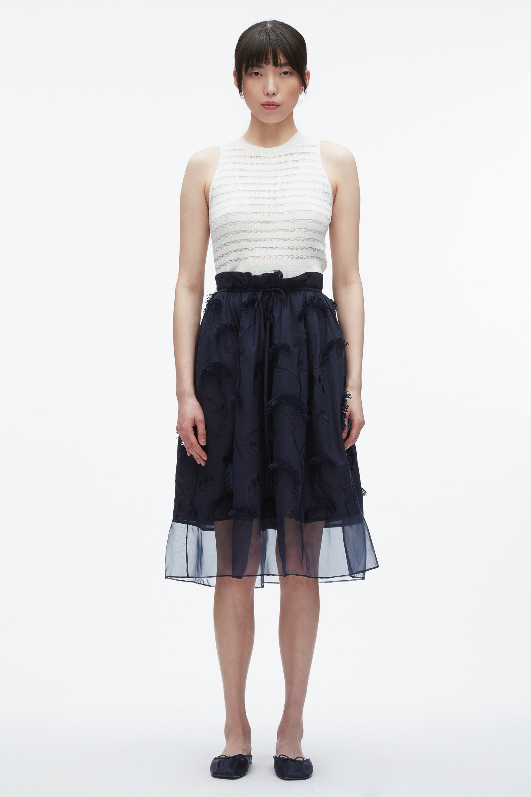Fil Coupé Midi Skirt - 2