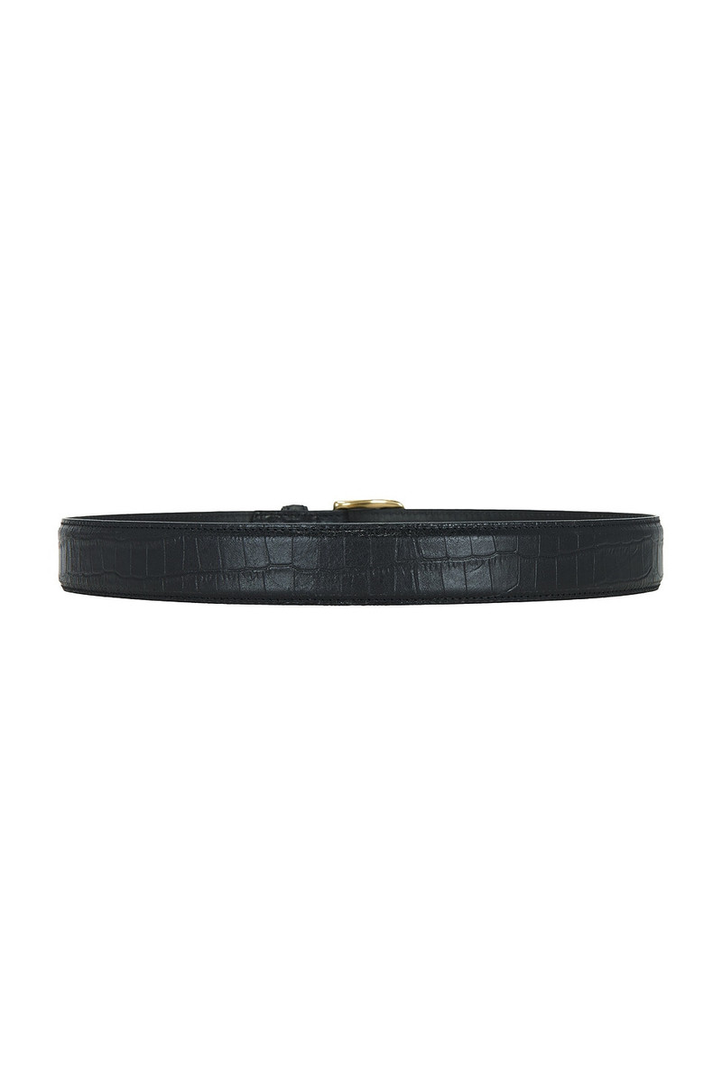 LAMARQUE x REVOLVE Croco Black Belt outlook