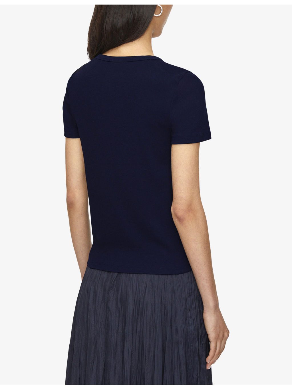 The Jersey Rib Round-Neck Stretch-Cotton T-Shirt - 4