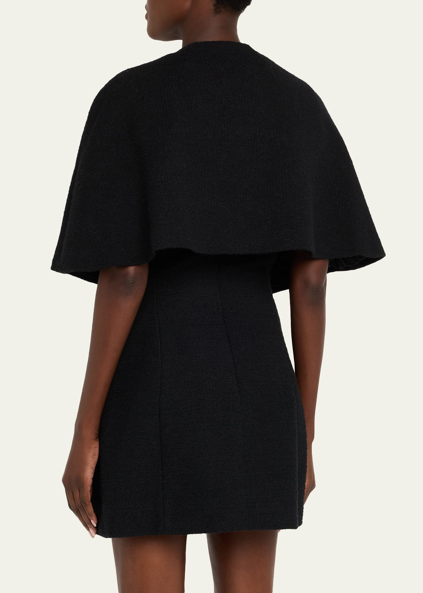 Tweed Cape Jacket - 3