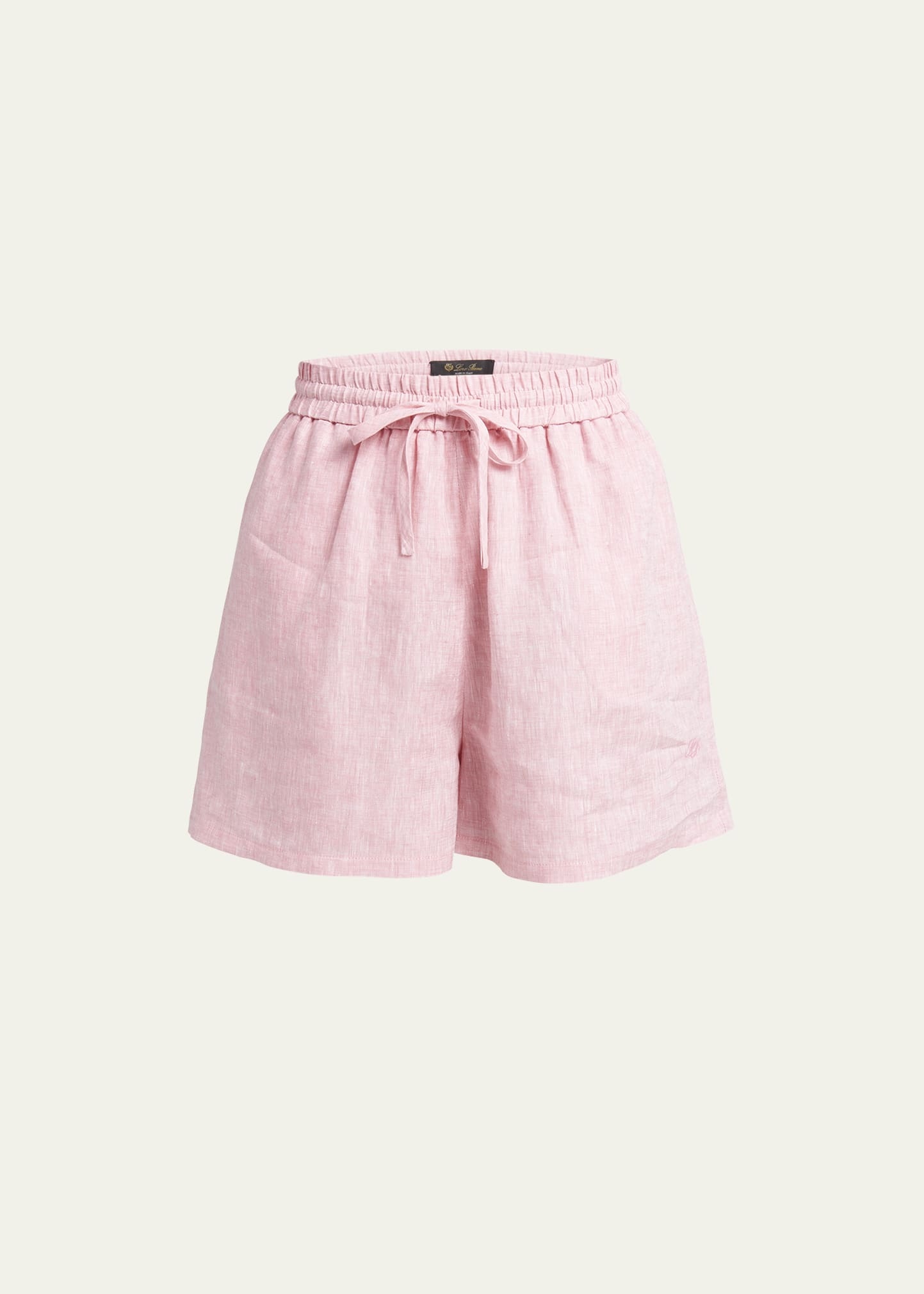 Berm Perth Solaire Drawstring Linen Shorts - 1