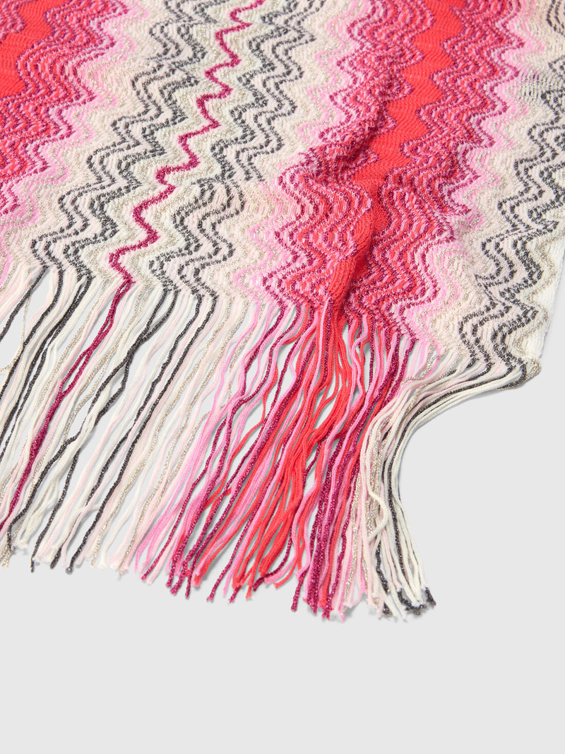 Missoni Cotton and viscose-blend scarf with fringes outlook