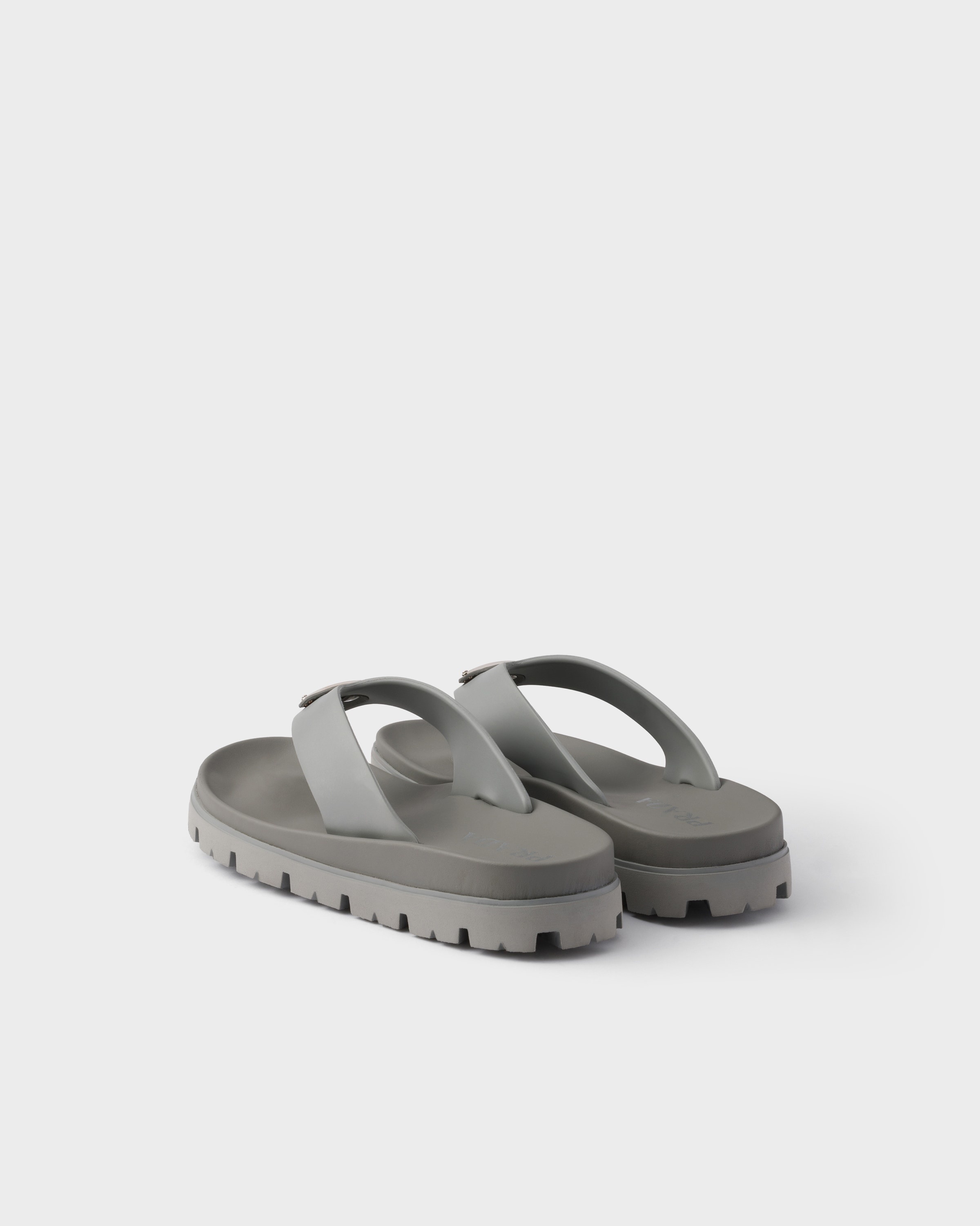 Rubber thong sandals - 4