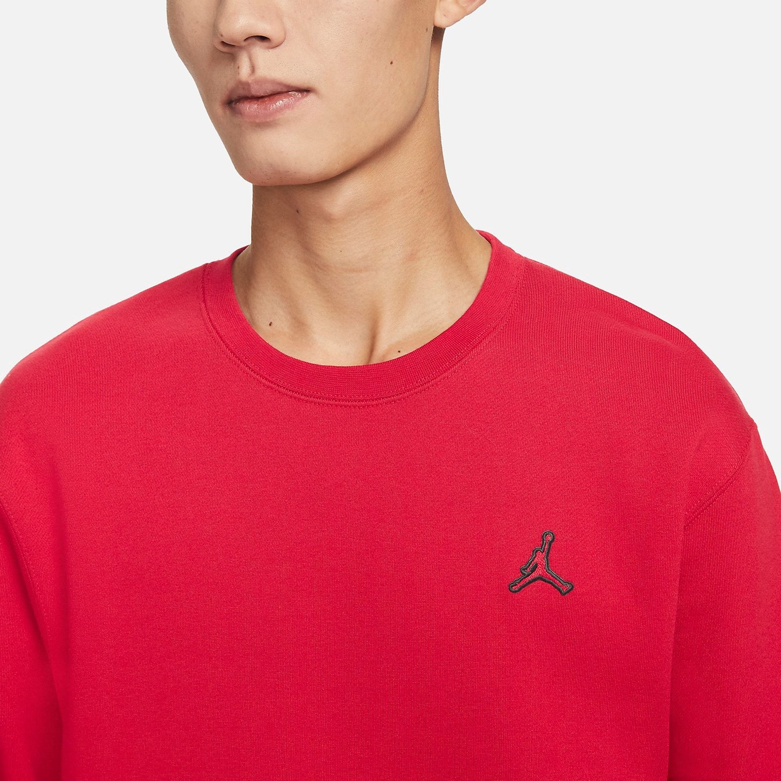 Air Jordan Crew-Neck Sweatshirt 'Red' DN7957-687 - 2