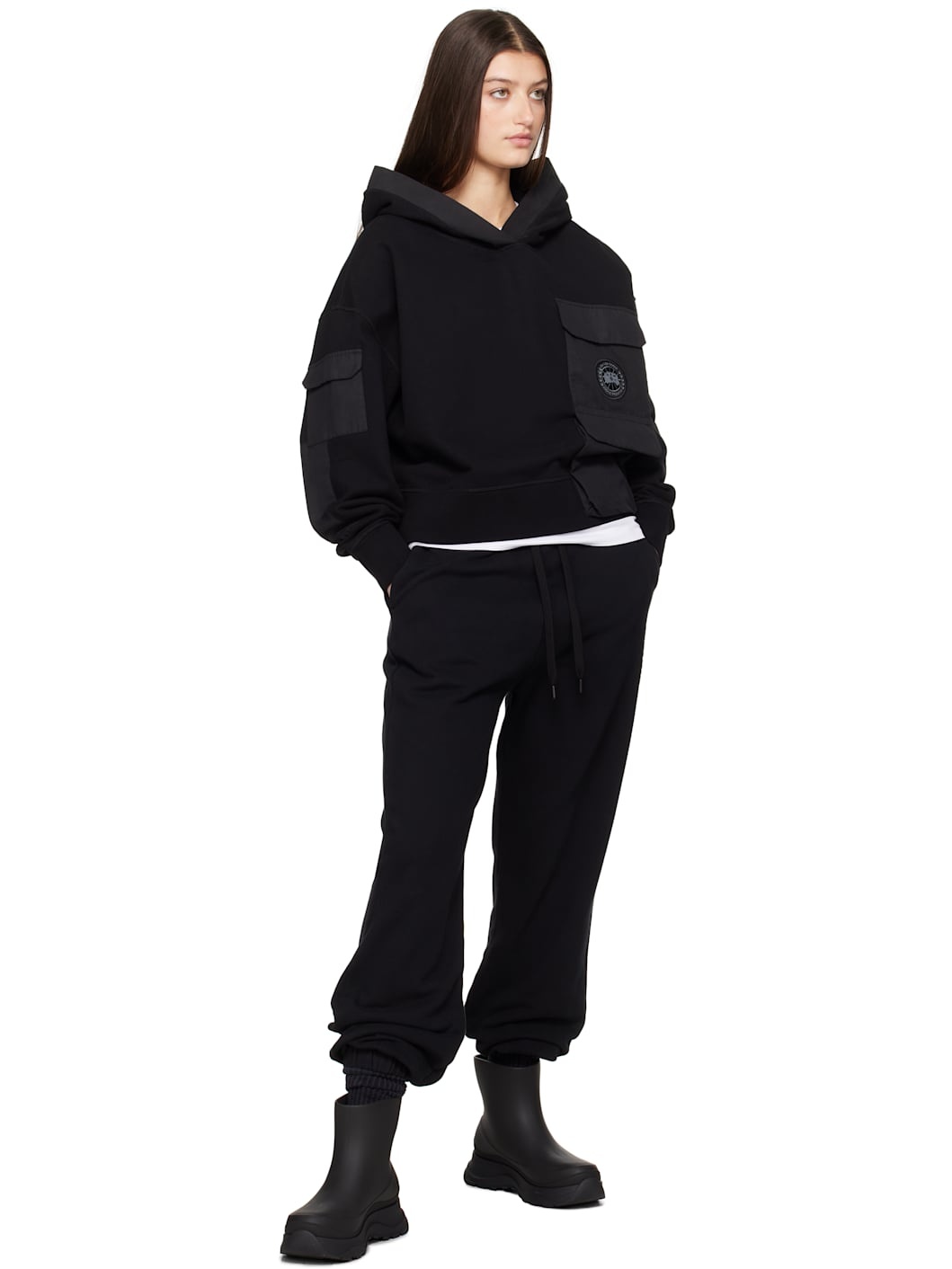 Black Muskoka Relaxed Sweatpants - 4