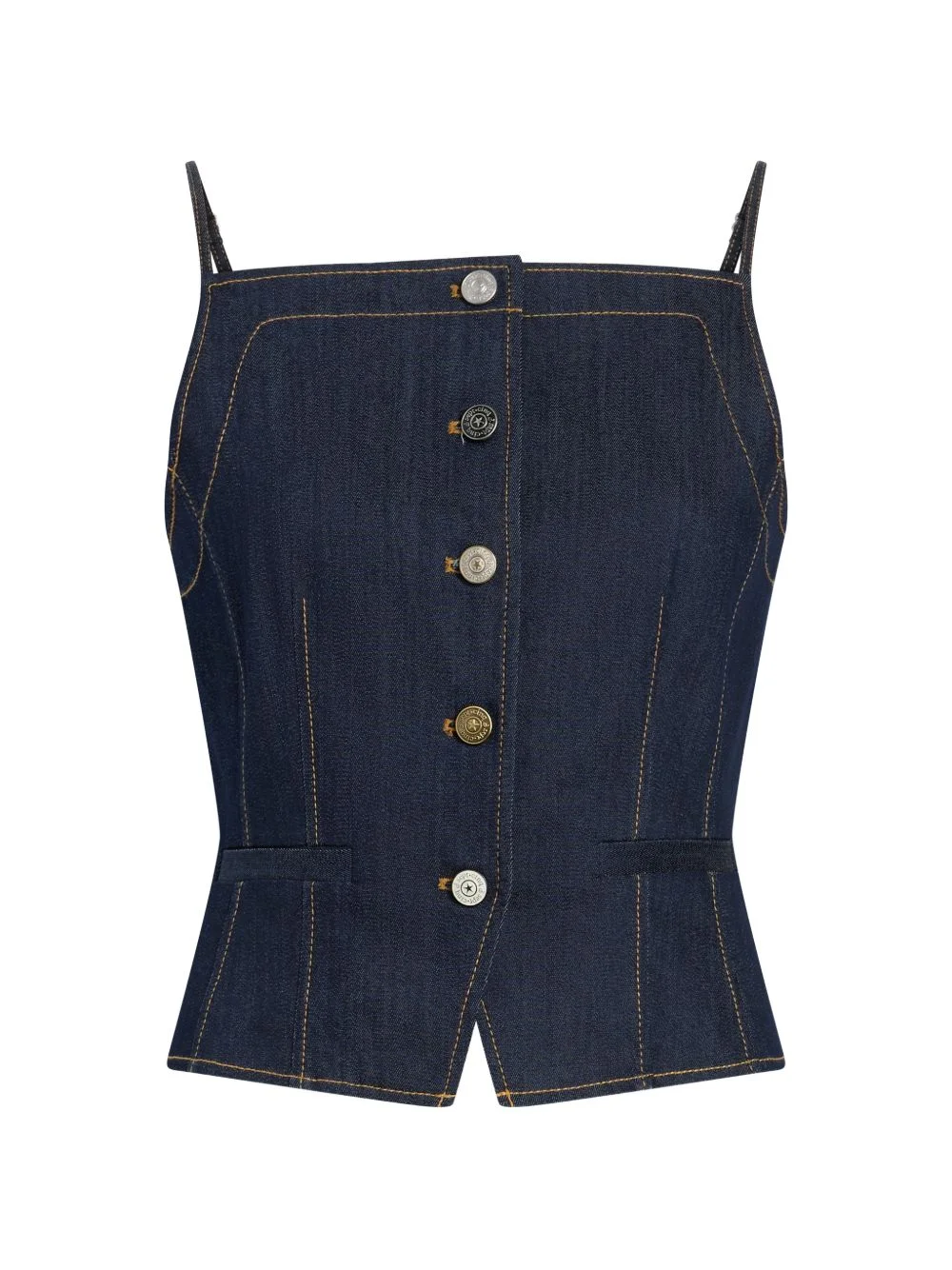 Sloane button denim top - 1
