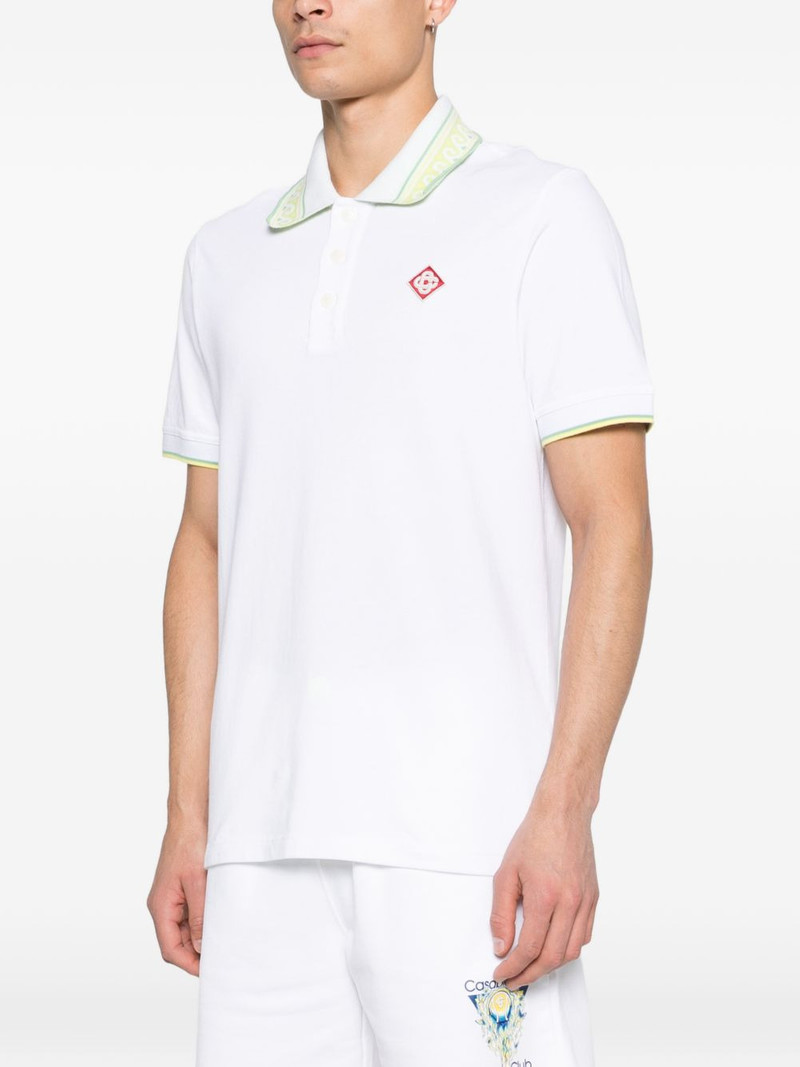 Laurel trim-collar polo shirt 3