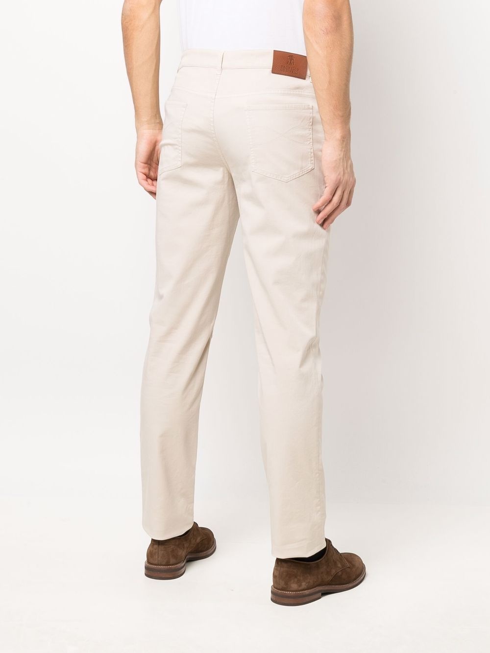 straight-leg chinos - 4