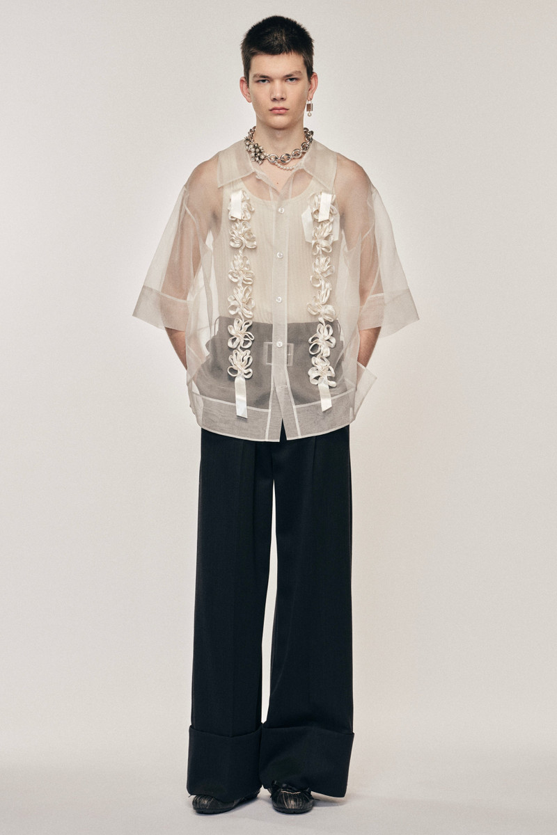 Ribbon Daisy Chain Boxy Shirt 1