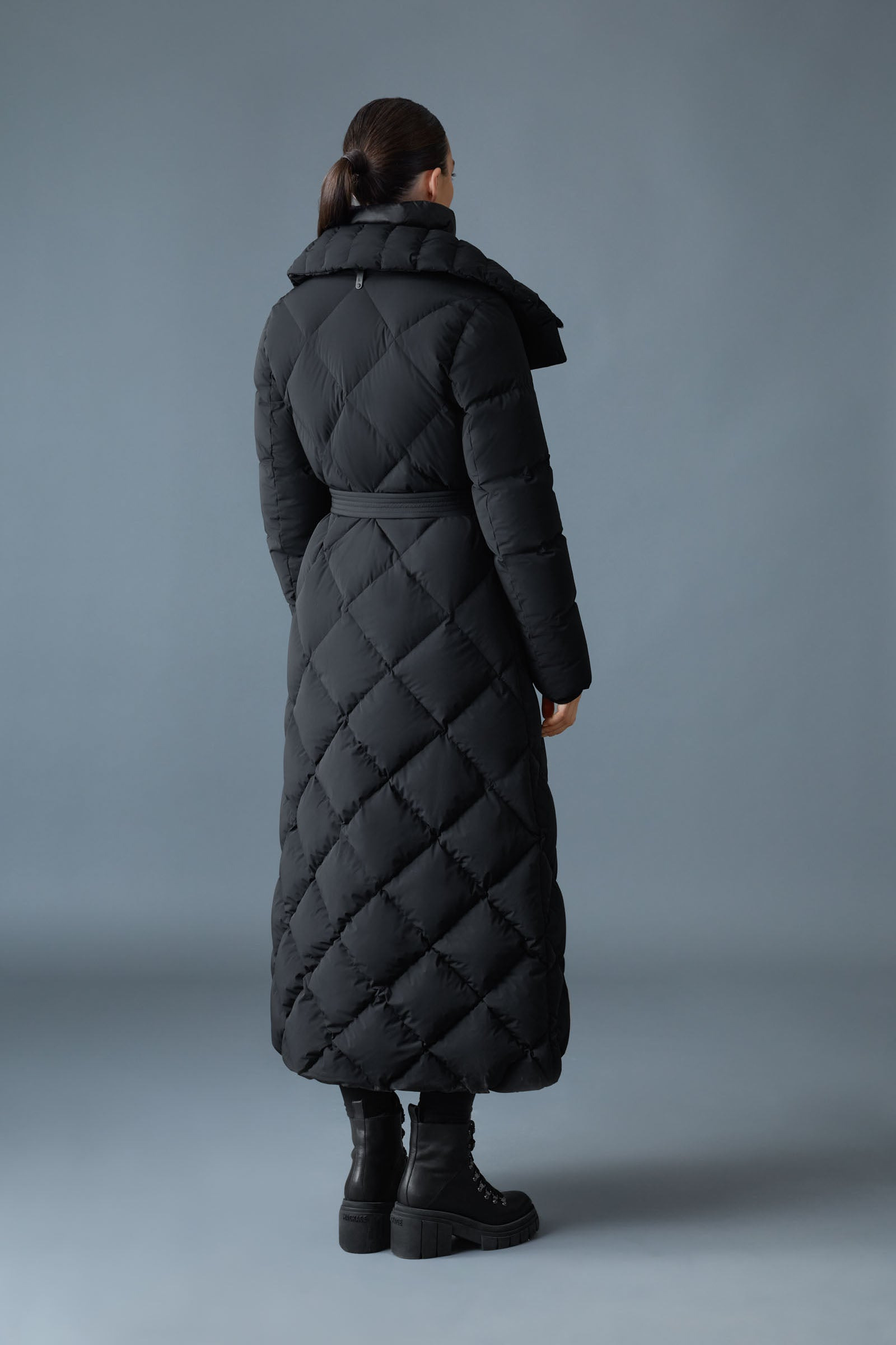 LAURELLA 2-in-1 Light Down Belted Coat - 5