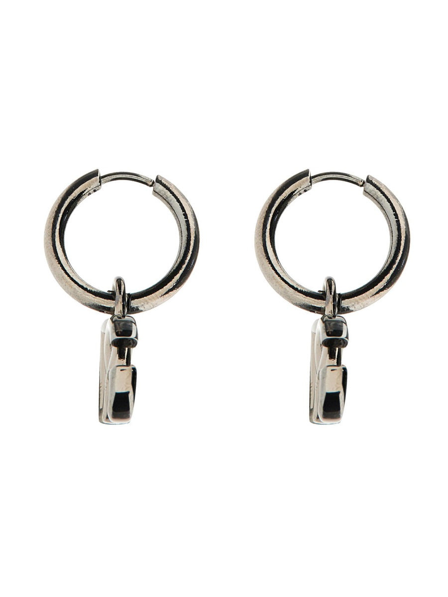 Dolce & Gabbana Men Dg Logo Earrings - 2