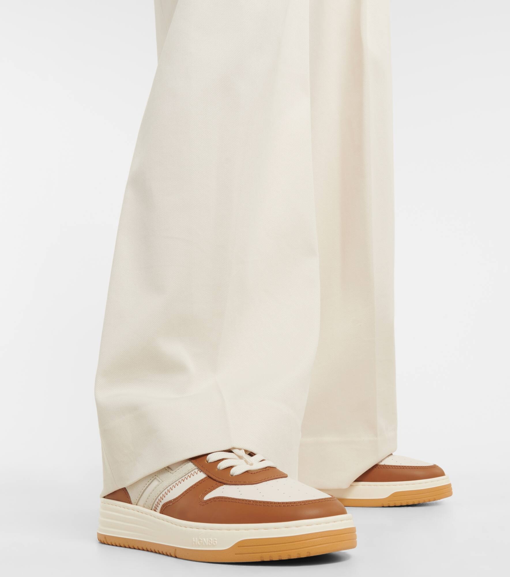 H630 leather sneakers - 4