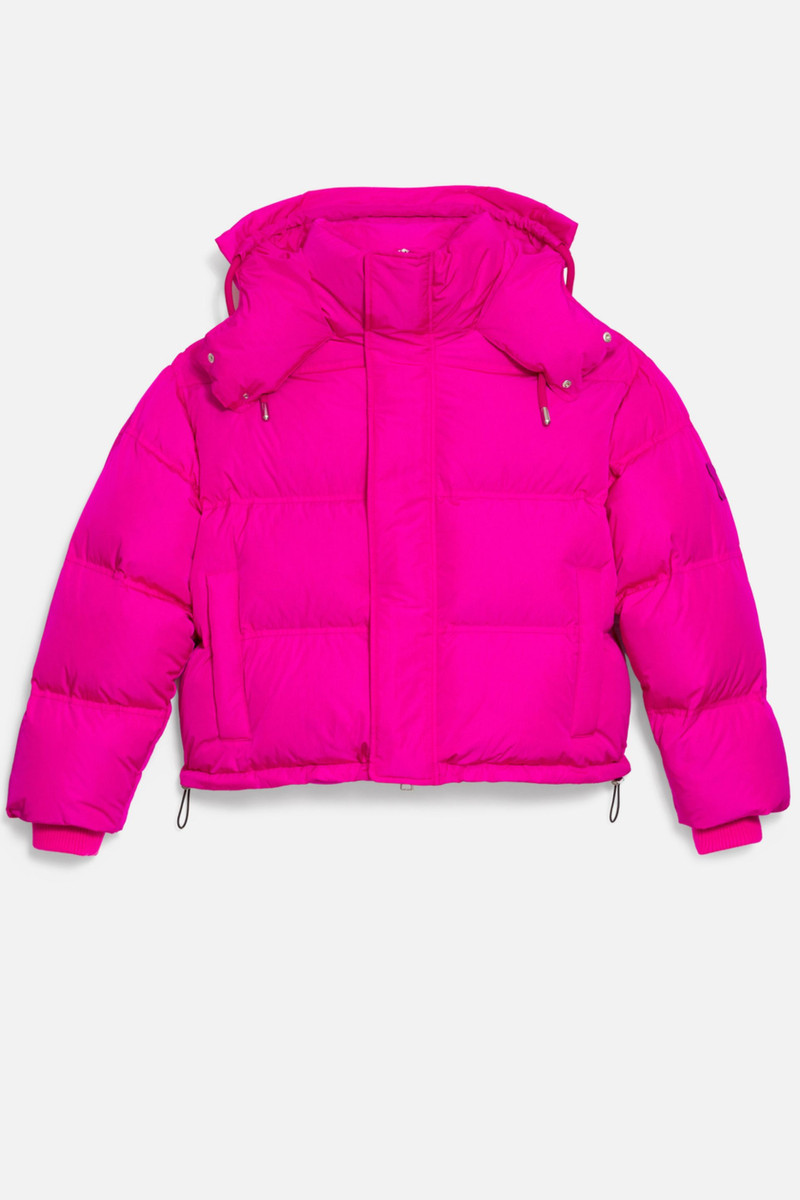 Down Jacket With Ami De Cœur Patch 6