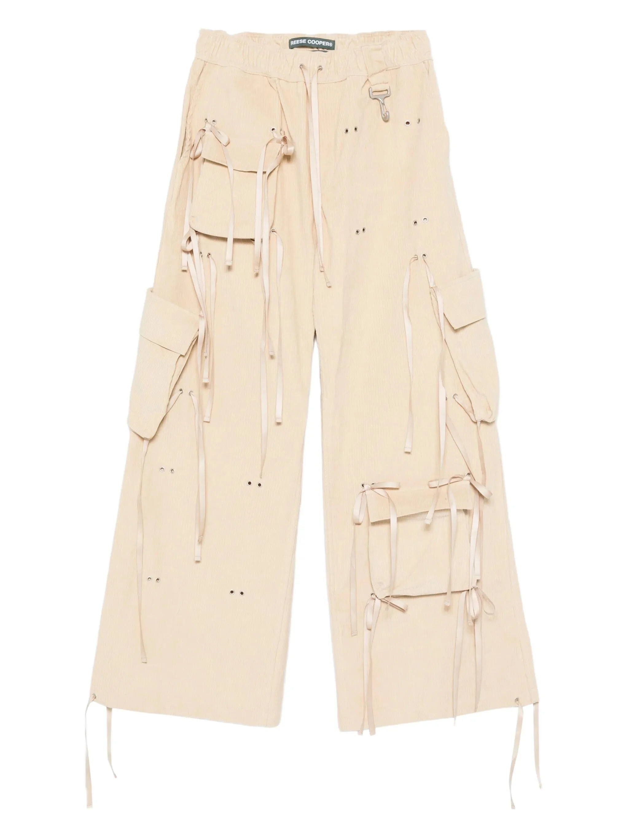 corduroy wide-leg trousers - 1