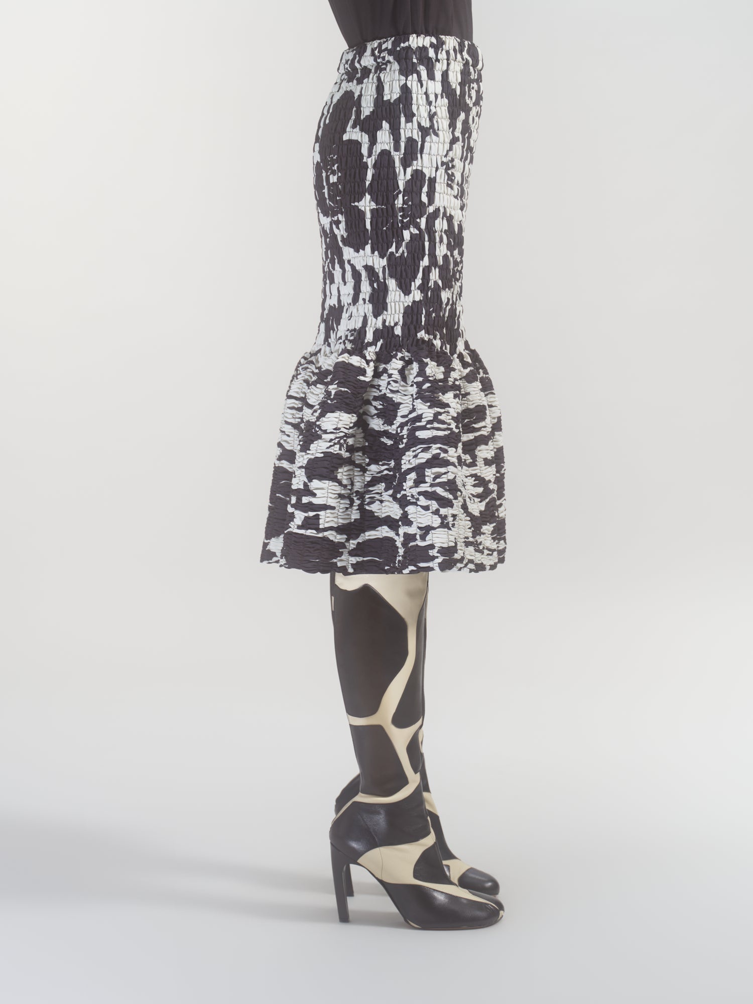 PRINTED SMOCK SKIRT - 3