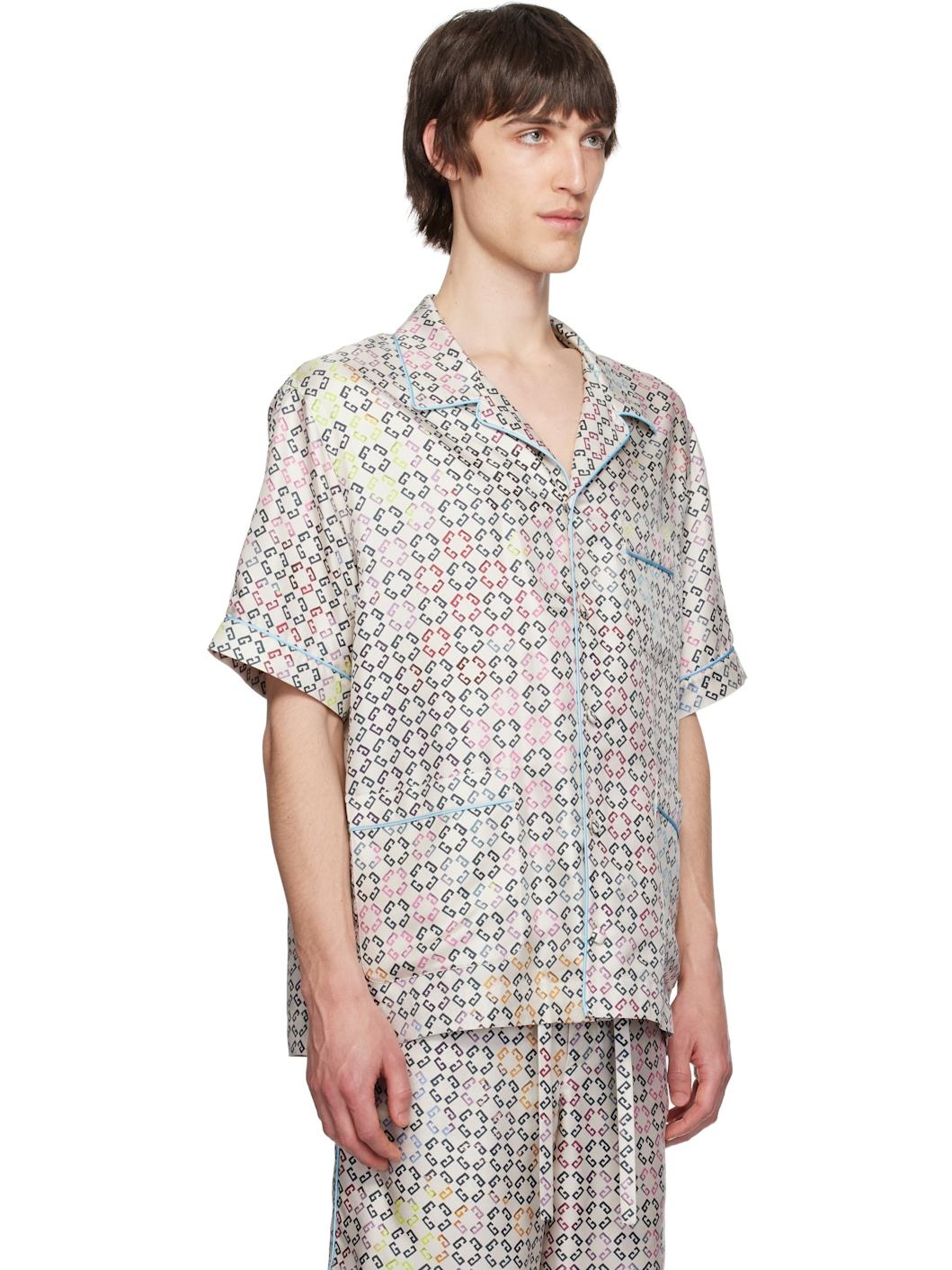 Multicolor Monogram 72 Short Sleeve Pyjama Shirt - 2