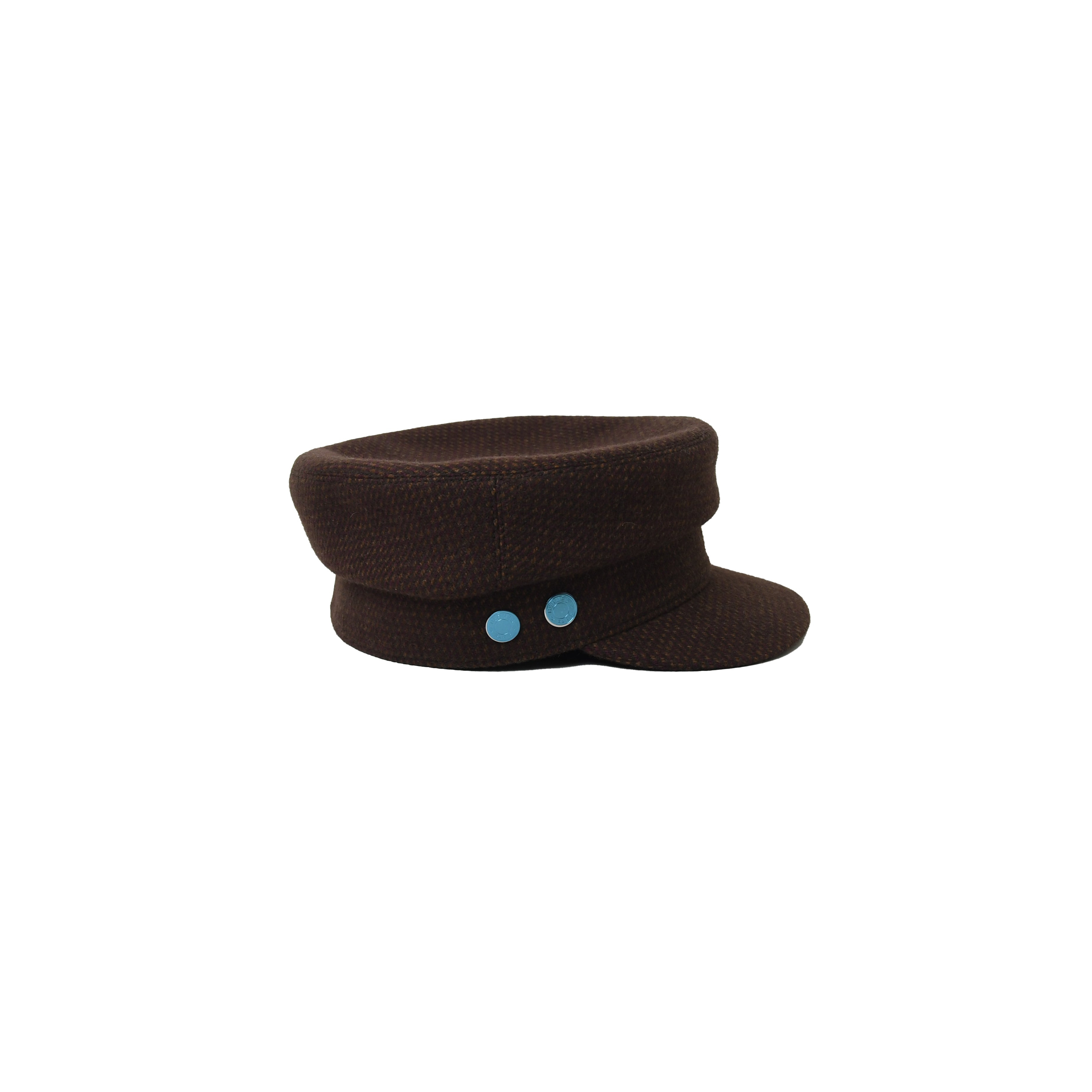 Hermes Wool Cashmere Dinard Cap Brun Terre Brown - 2