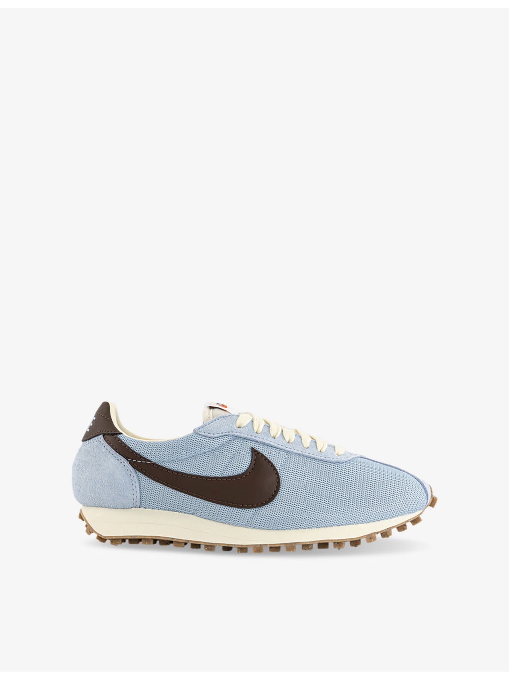 LD 1000 Logo-Embroidered Suede and Mesh Low-Top Trainers - 1