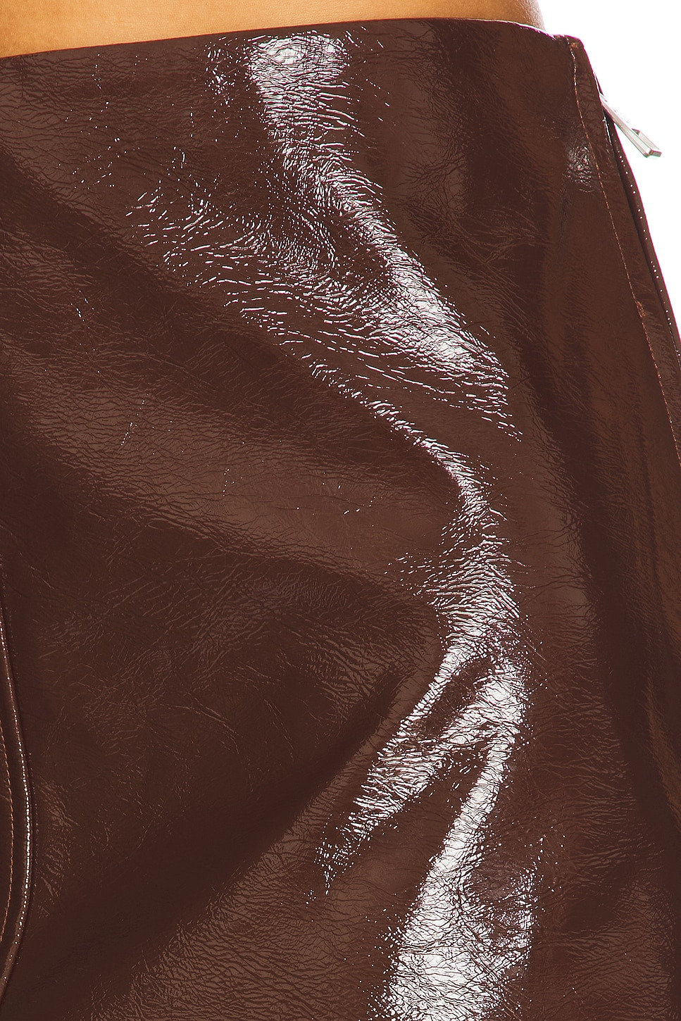 Nini Faux Patent Skirt - 6