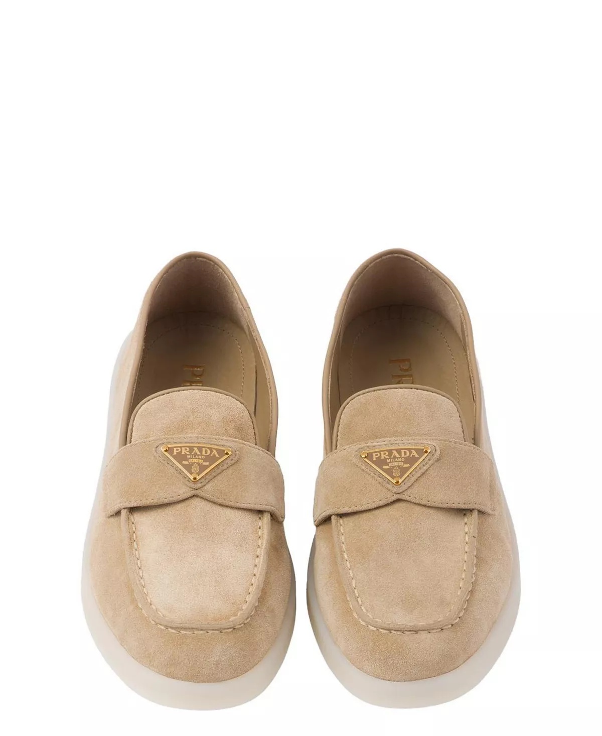 Women's Suede Leather Loafers - 4