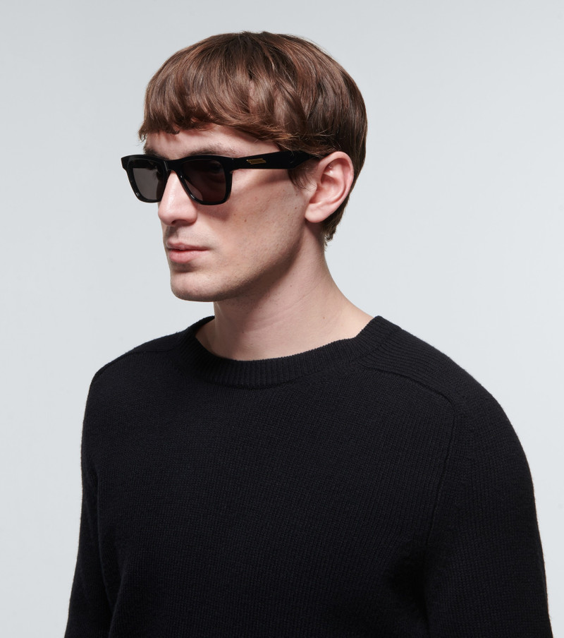 Bottega Veneta Acetate frame sunglasses outlook