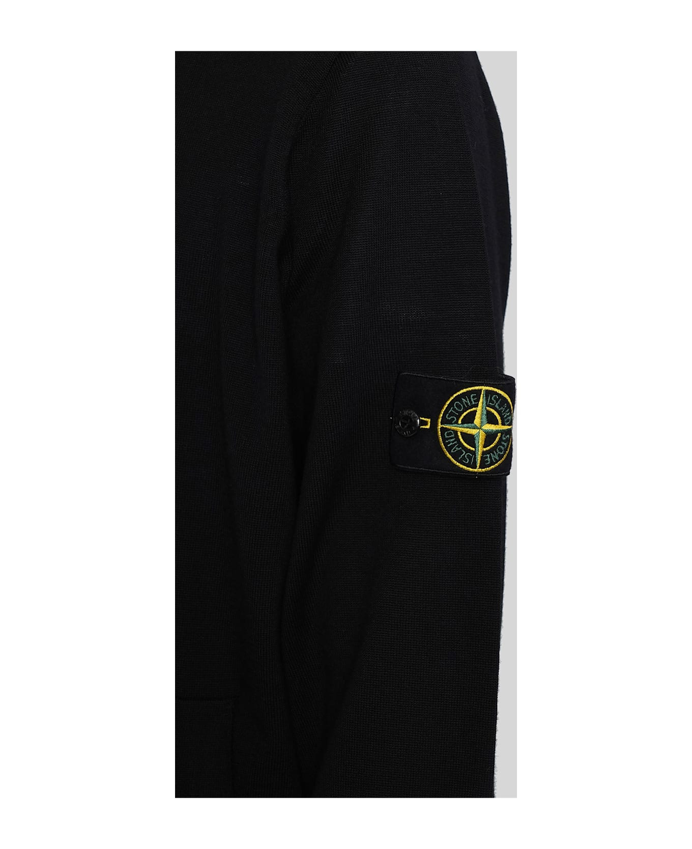 Cardigan In Black Wool - 5