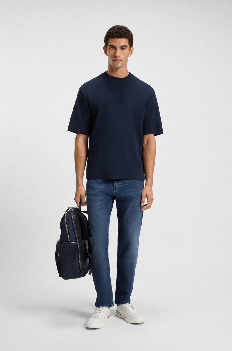 BOSS MAINE REGULAR-FIT JEANS IN BLUE SOFT-MOTION DENIM outlook