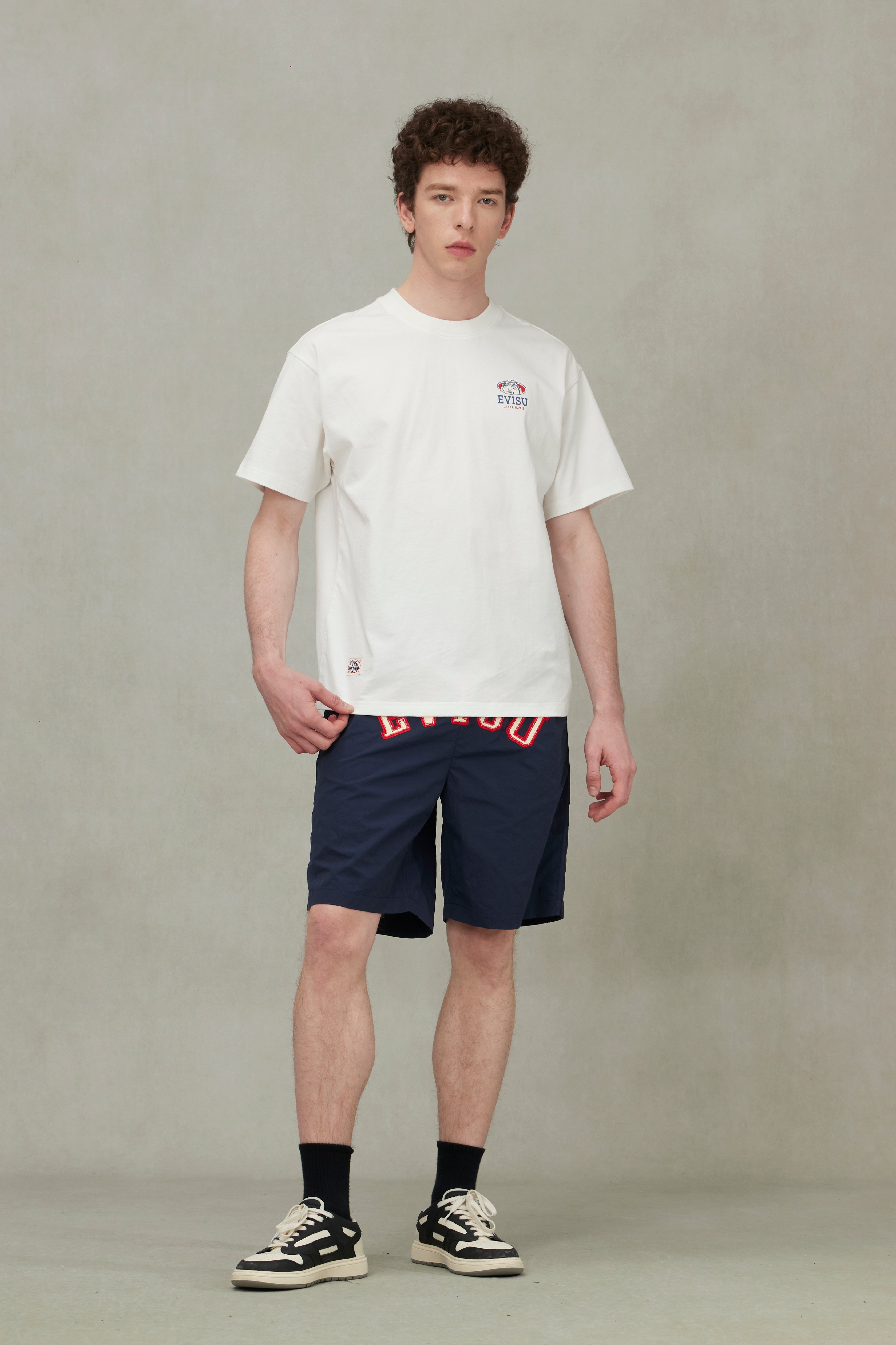 Logo Appliqué Embroidery Relax Fit Sweat Shorts - 3