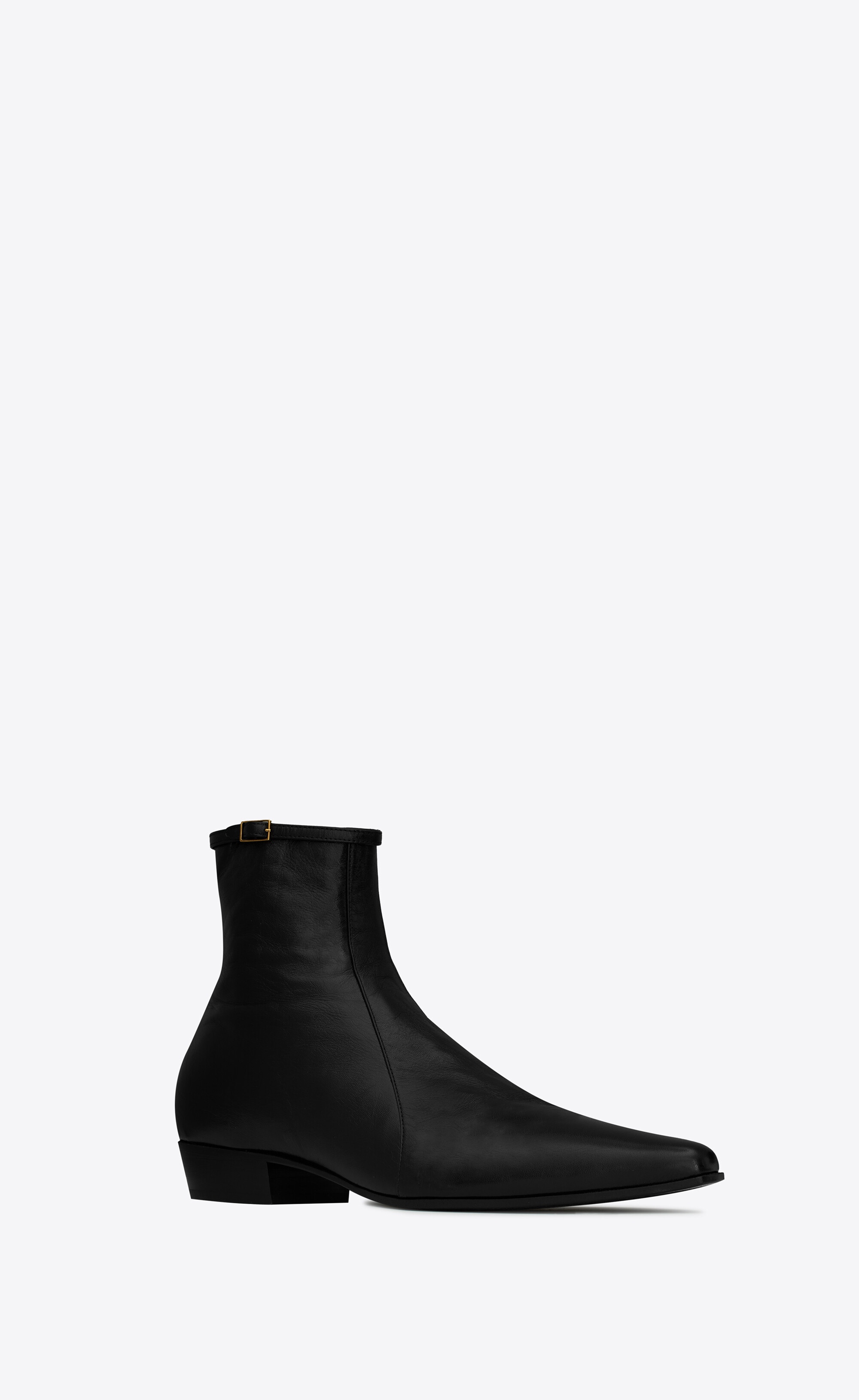 靴 Arsun zipped boots saint laurent x SAINT LAURENT arsun zipped boots in shiny leather