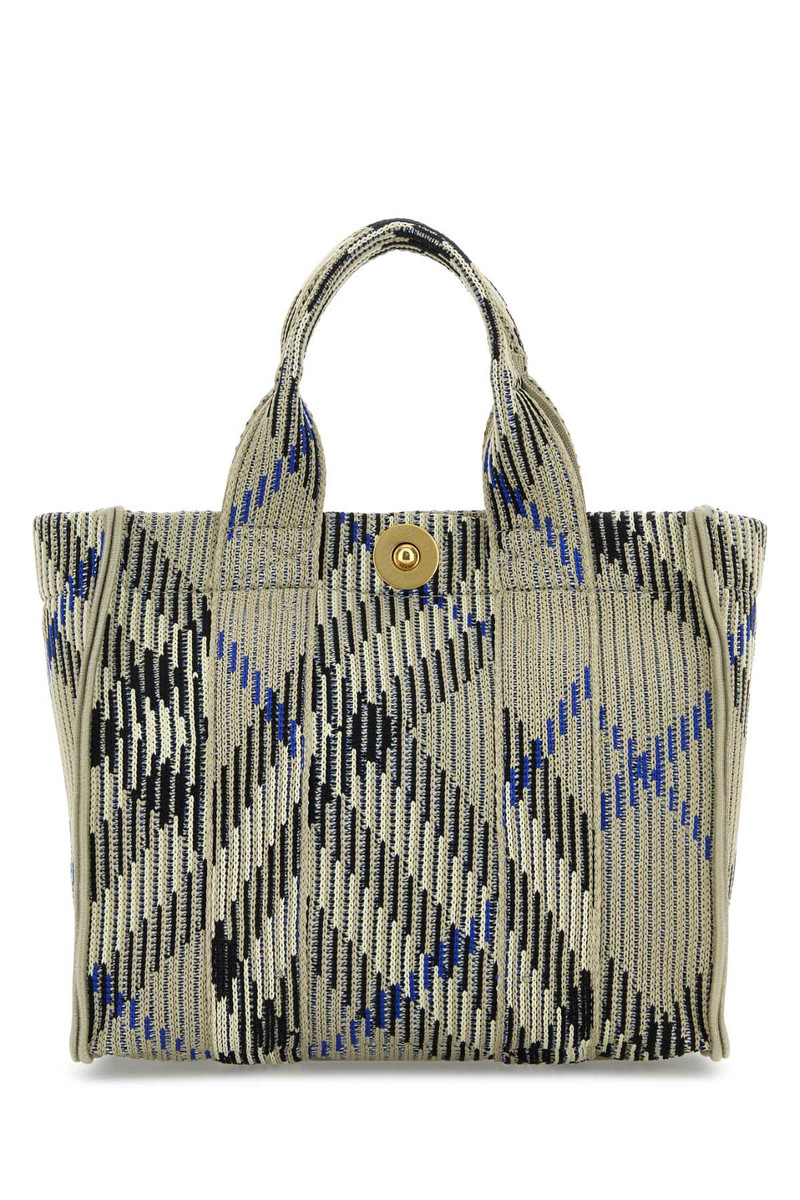 Burberry Women Embroidered Fabric Check Mini Handbag - 1
