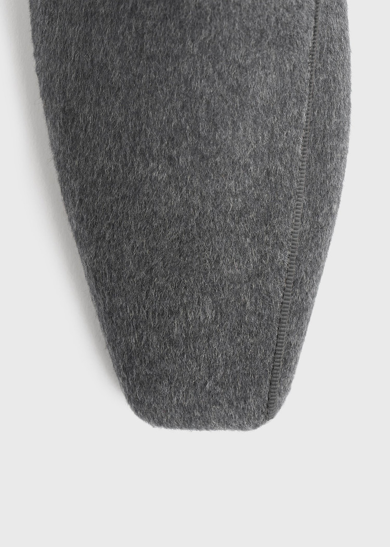 The Piped Loafer grey melange 5