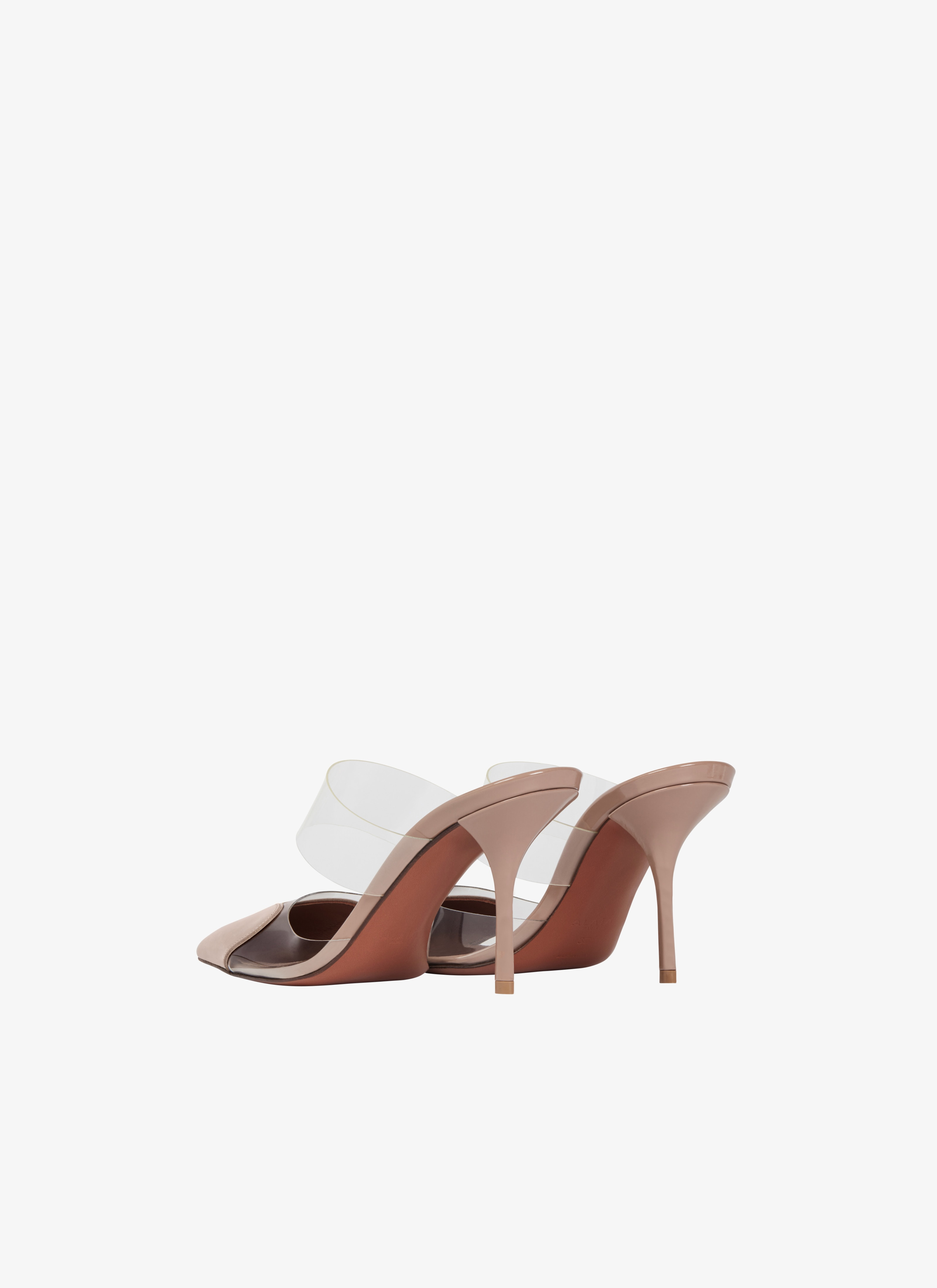 HEART MULES IN PATENT CALFSKIN - 2
