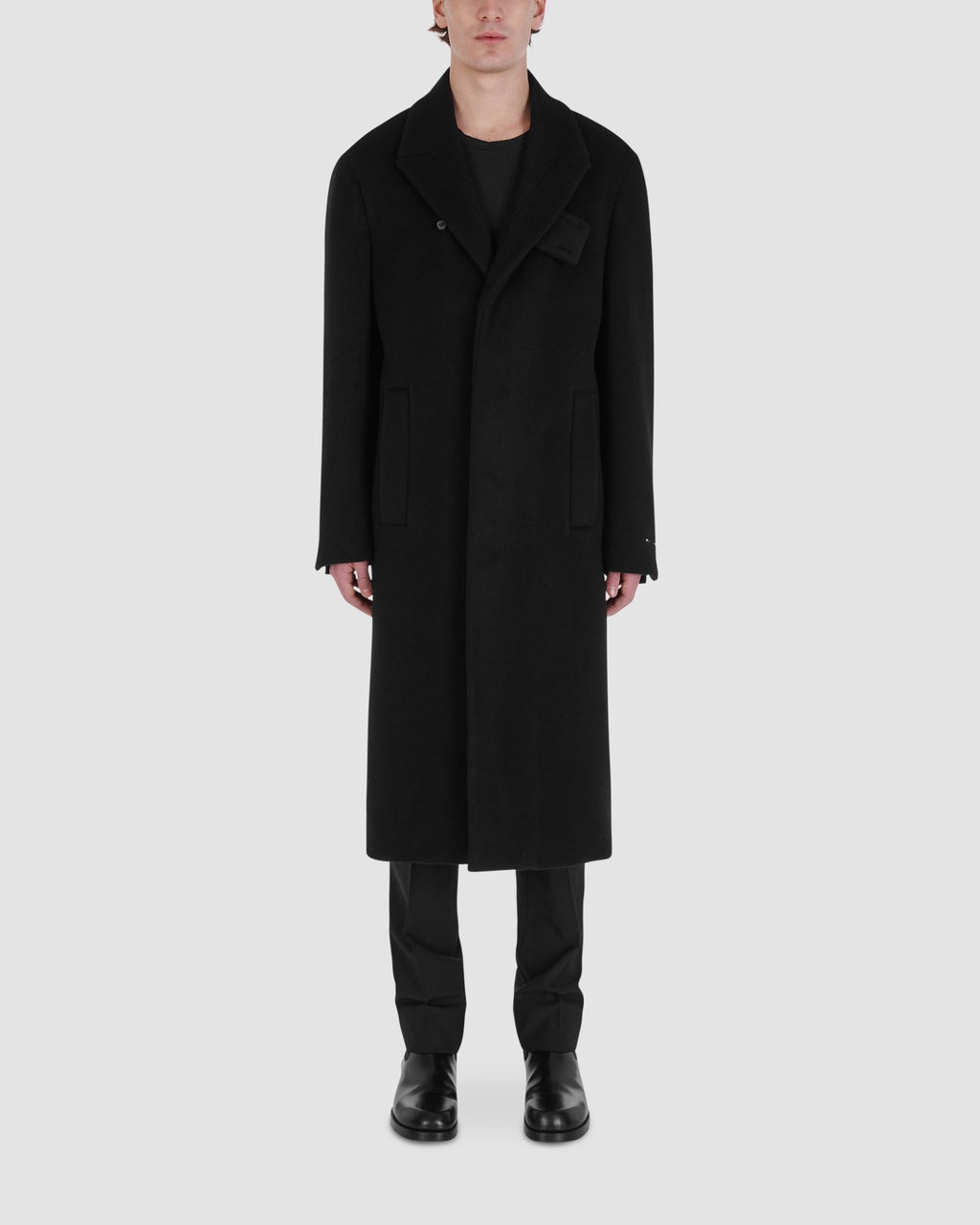 TAILORED BY FSI - CARUSO BOXY SINGLE BREASTED TAILORING COAT - 2