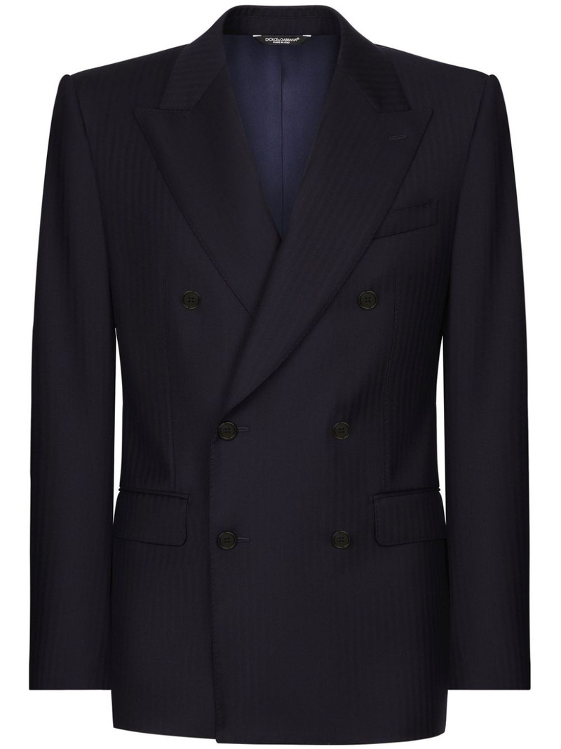 더블 브레스트 모직 blazer 1