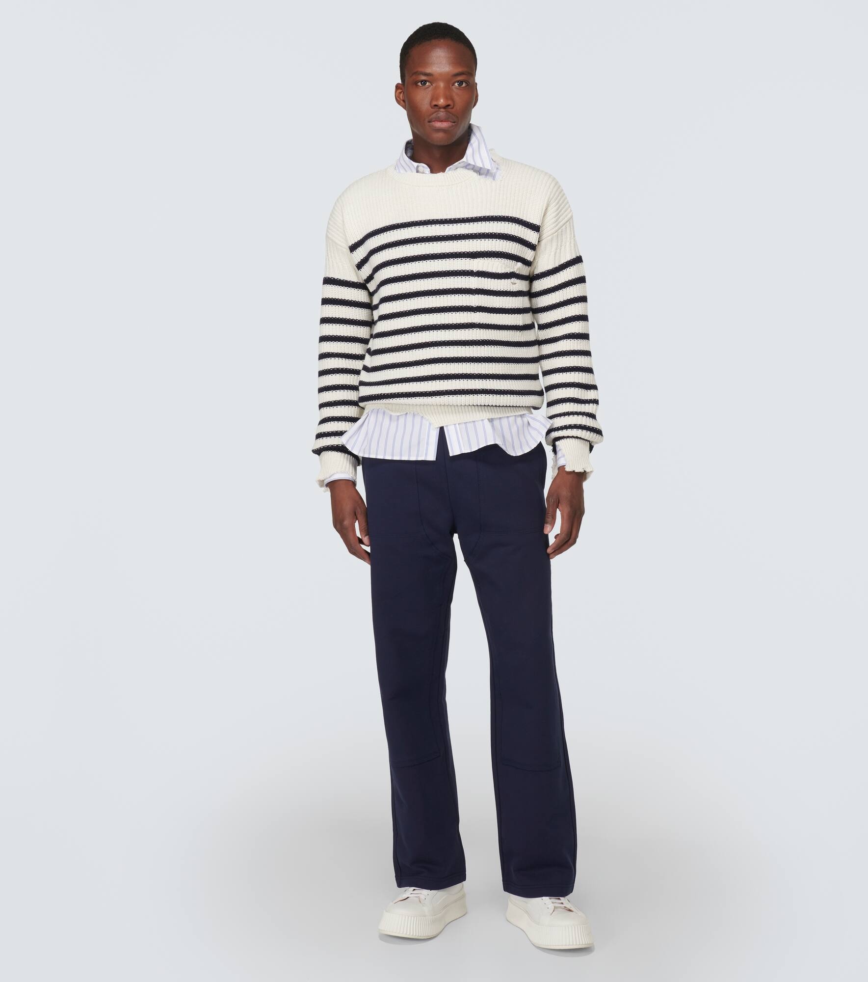 Cotton straight pants - 2