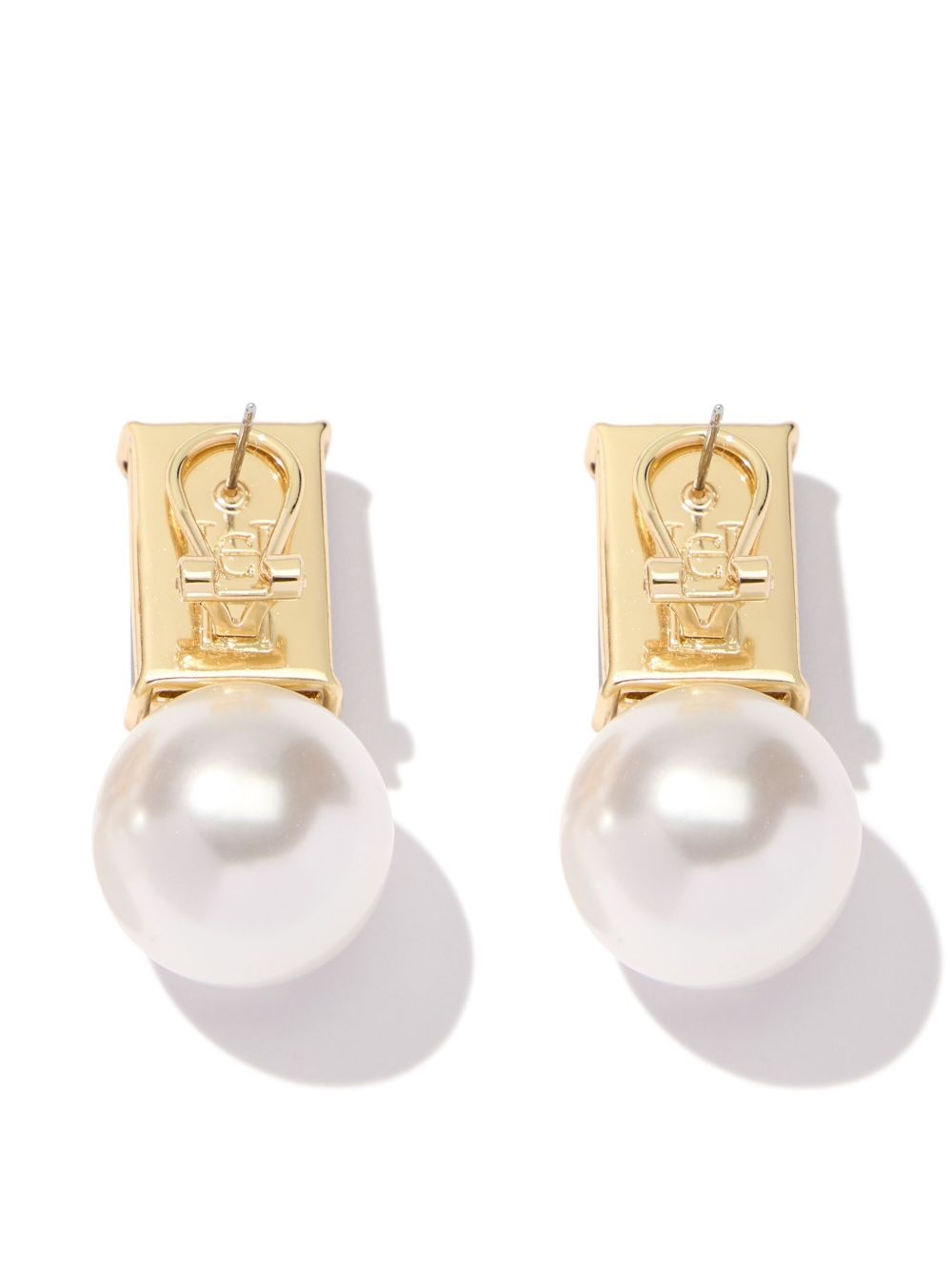 crystal-embellished earrings - 2