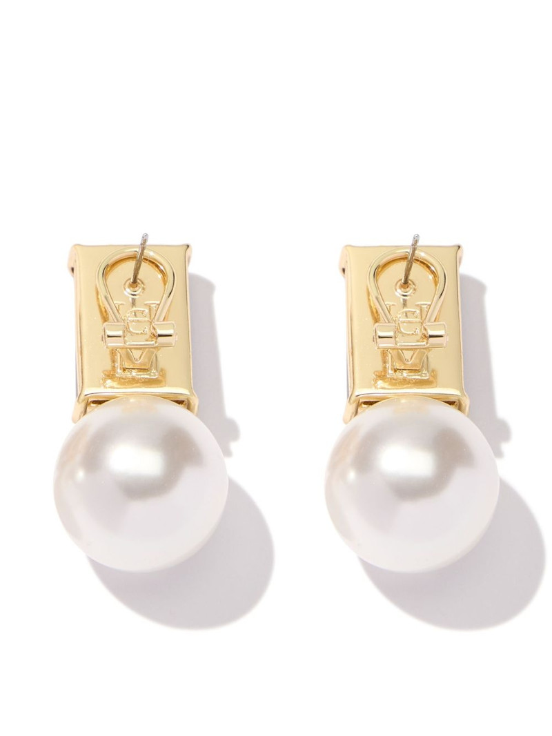 CAROLINA HERRERA crystal-embellished earrings outlook