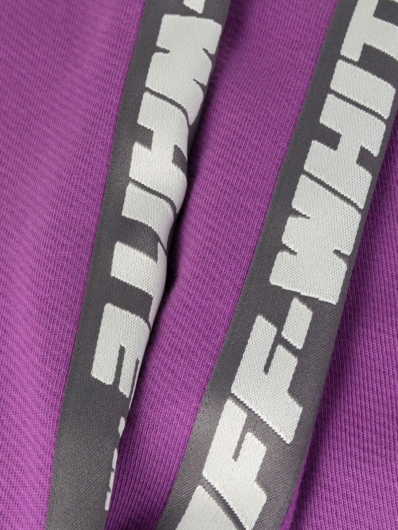 logo-tape cotton track pants 7