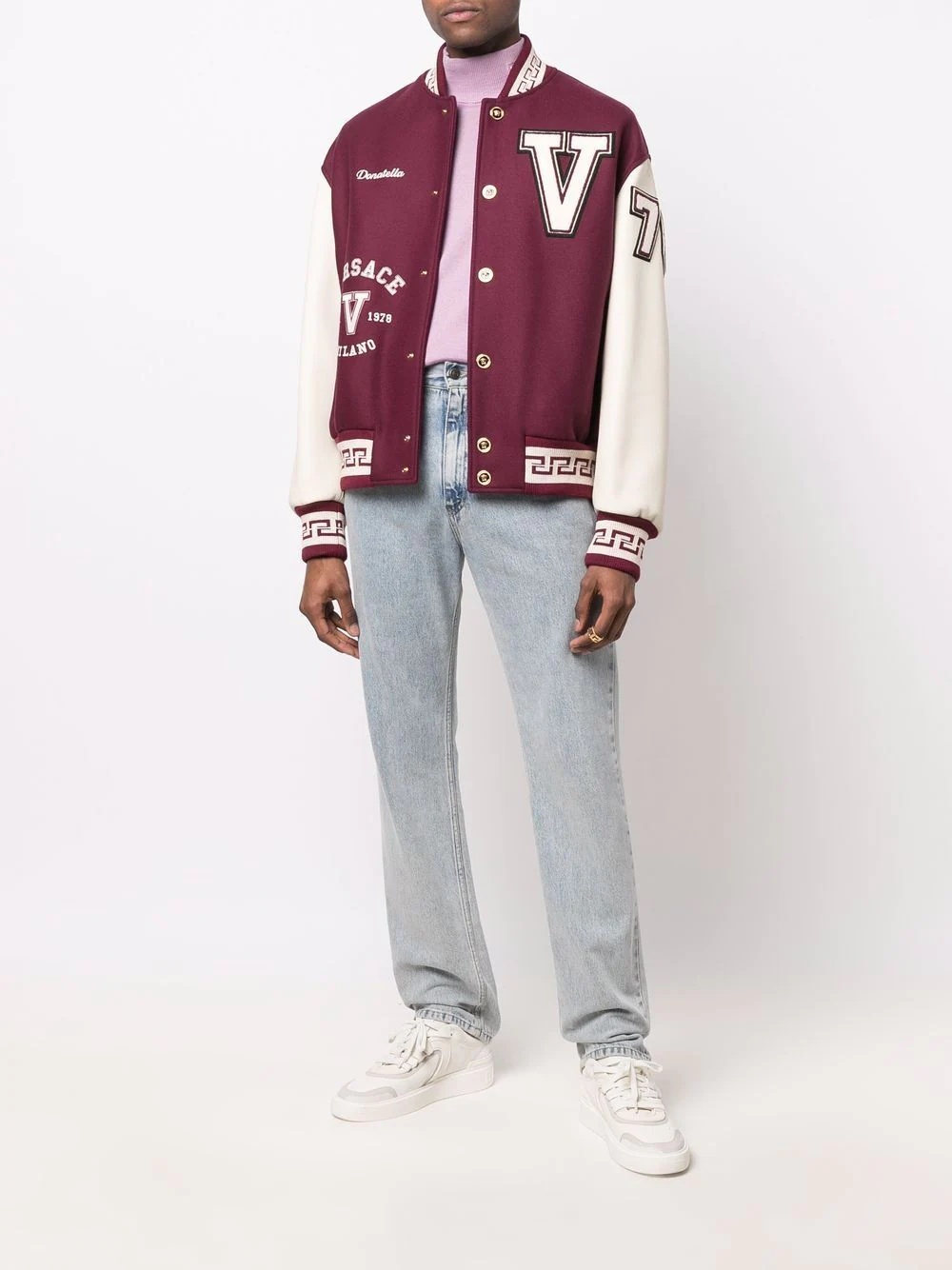 retro-style varsity jacket - 2