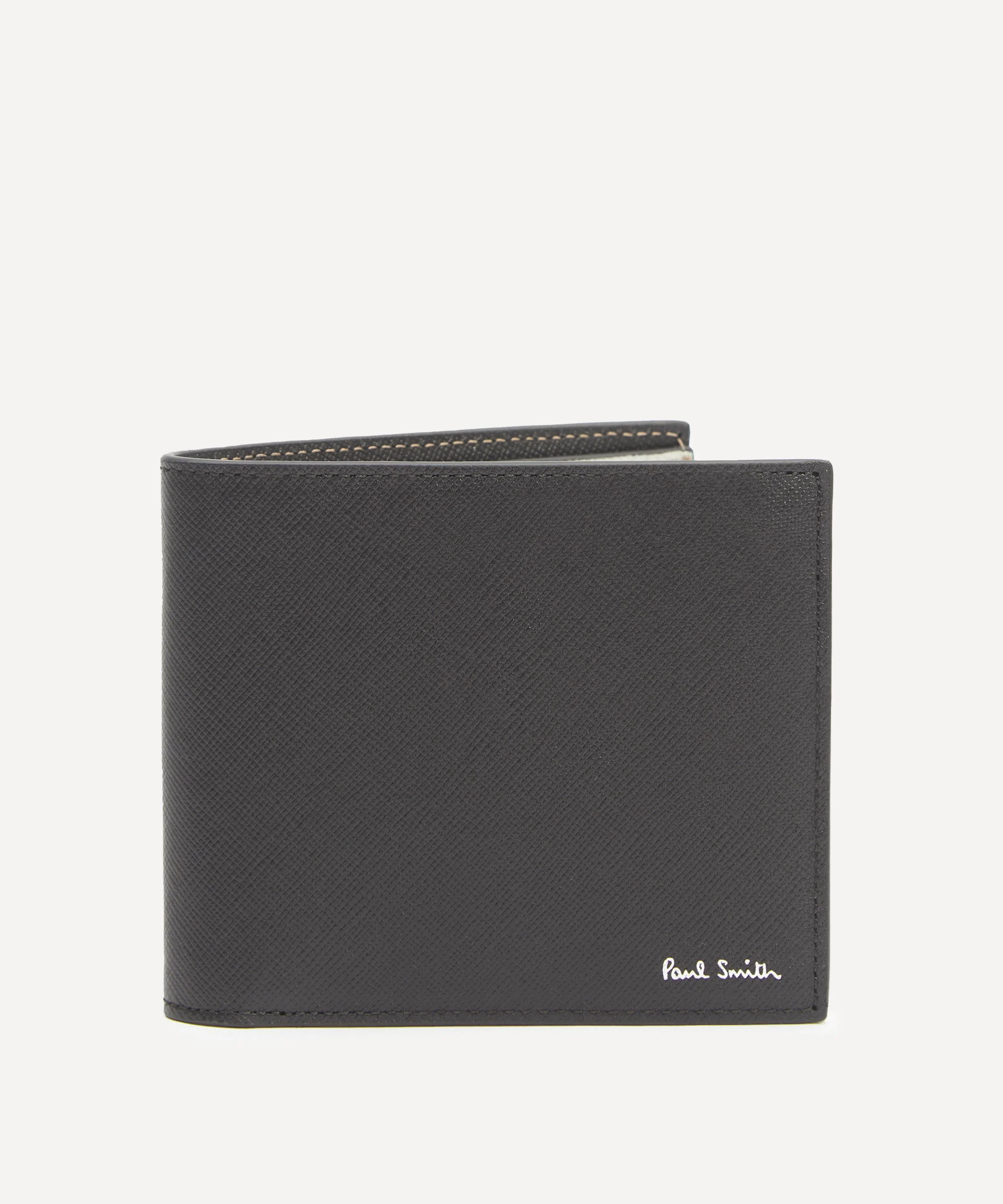 Printed Billfold Leather Wallet - 1