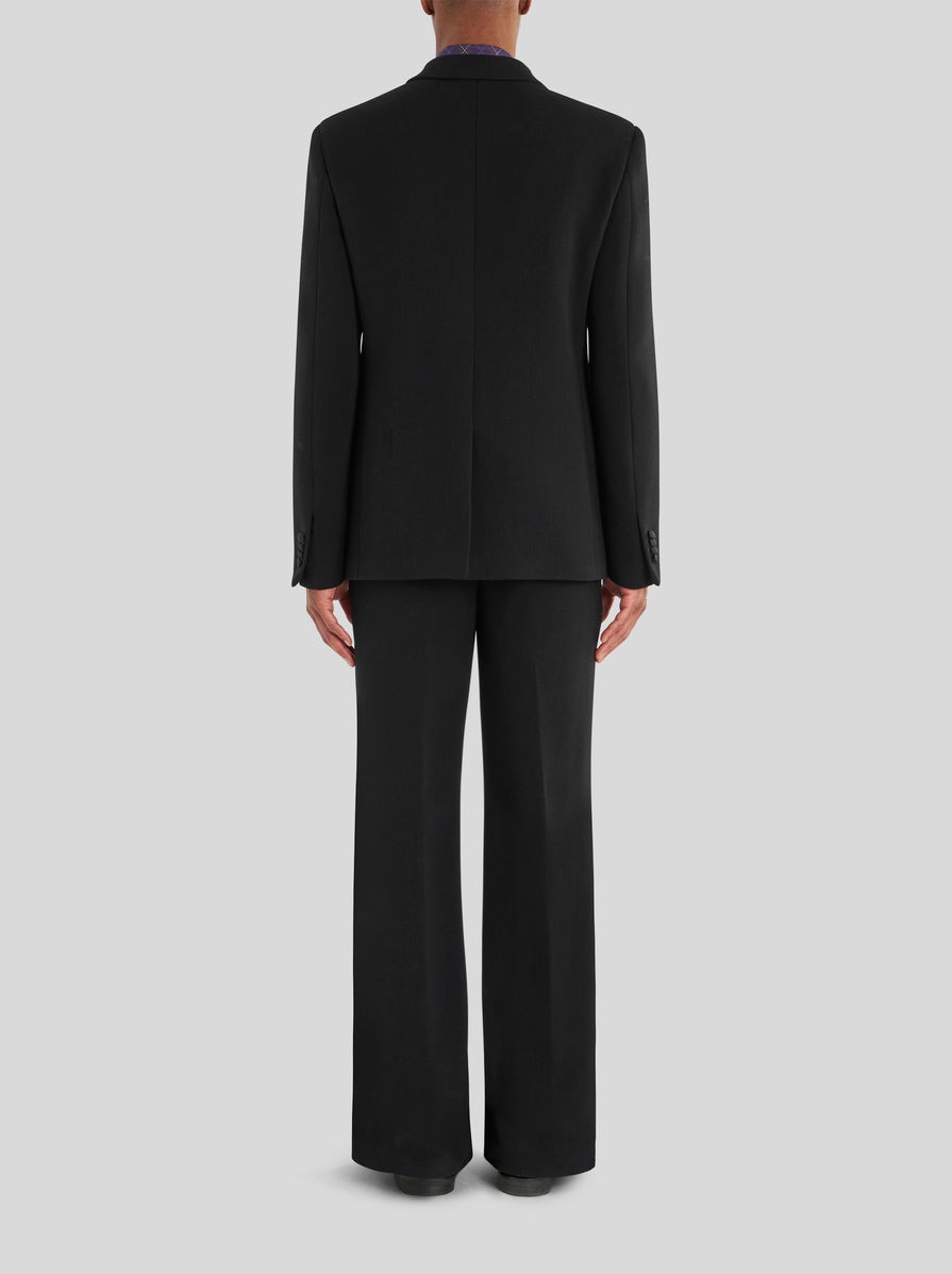 DOUBLE-BREASTED JACKET WITH EMBROIDERY - 4