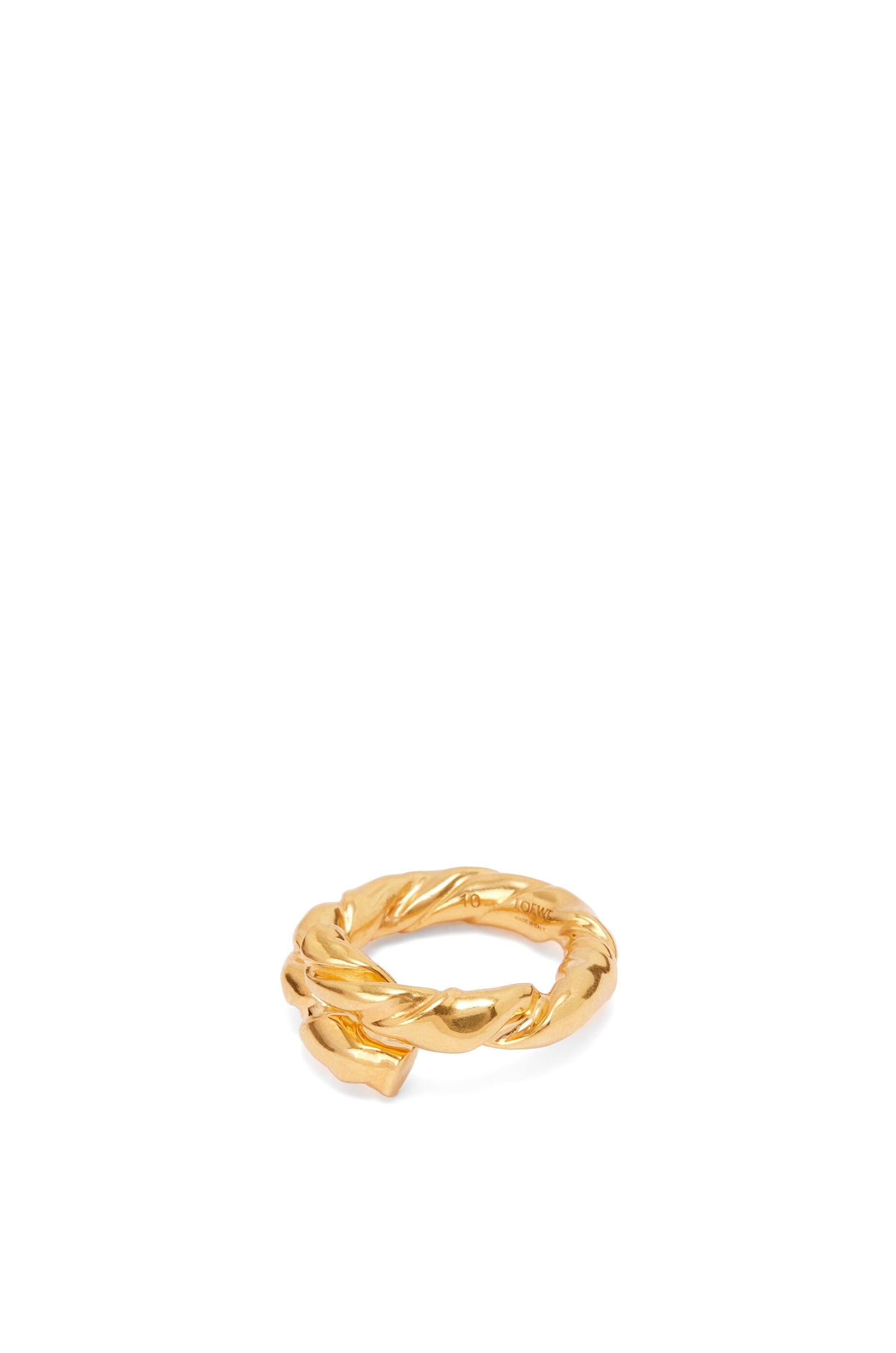Nappa twist ring in sterling silver - 1