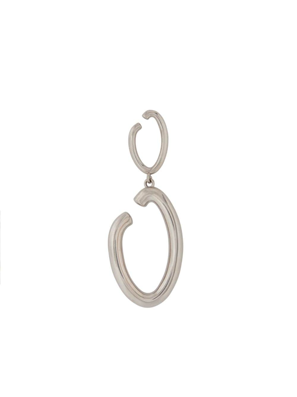 signature O hoop earrings - 2