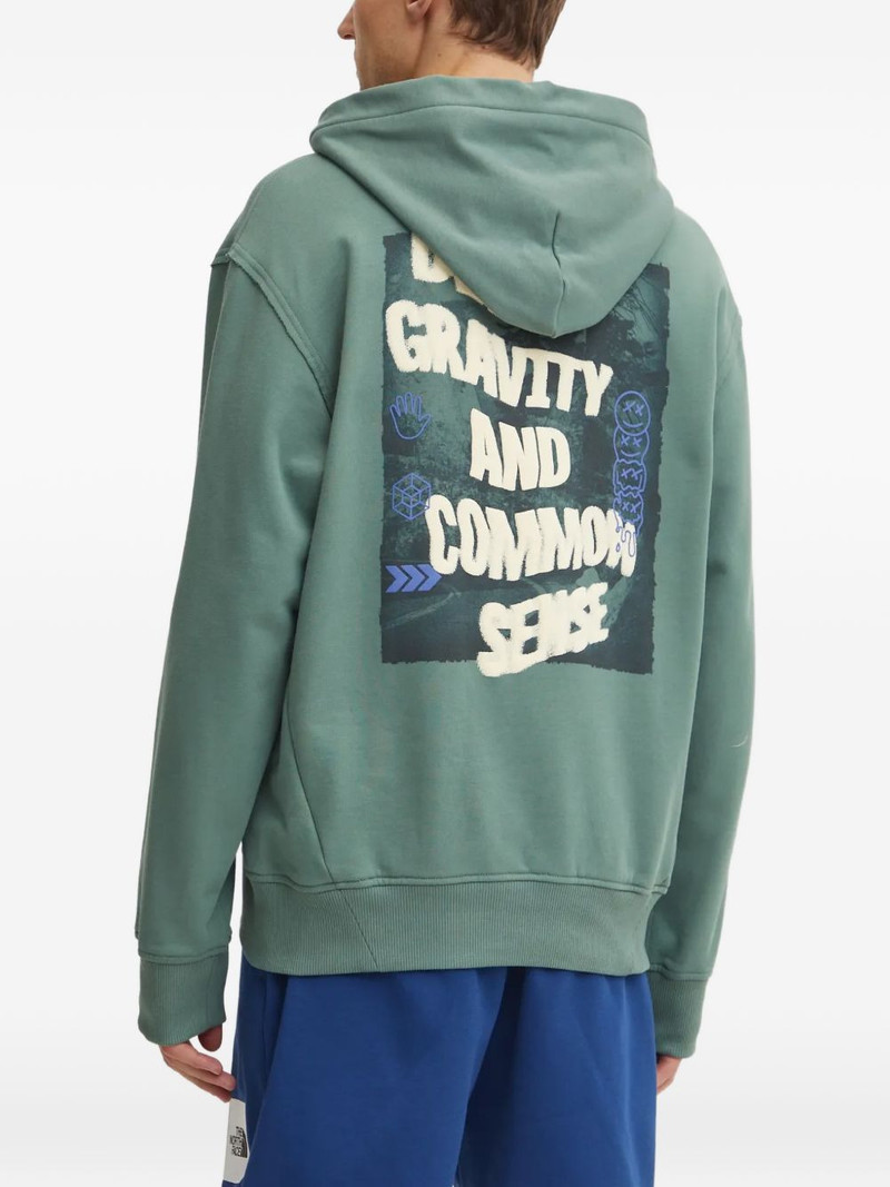 logo-embroidery hoodie 3