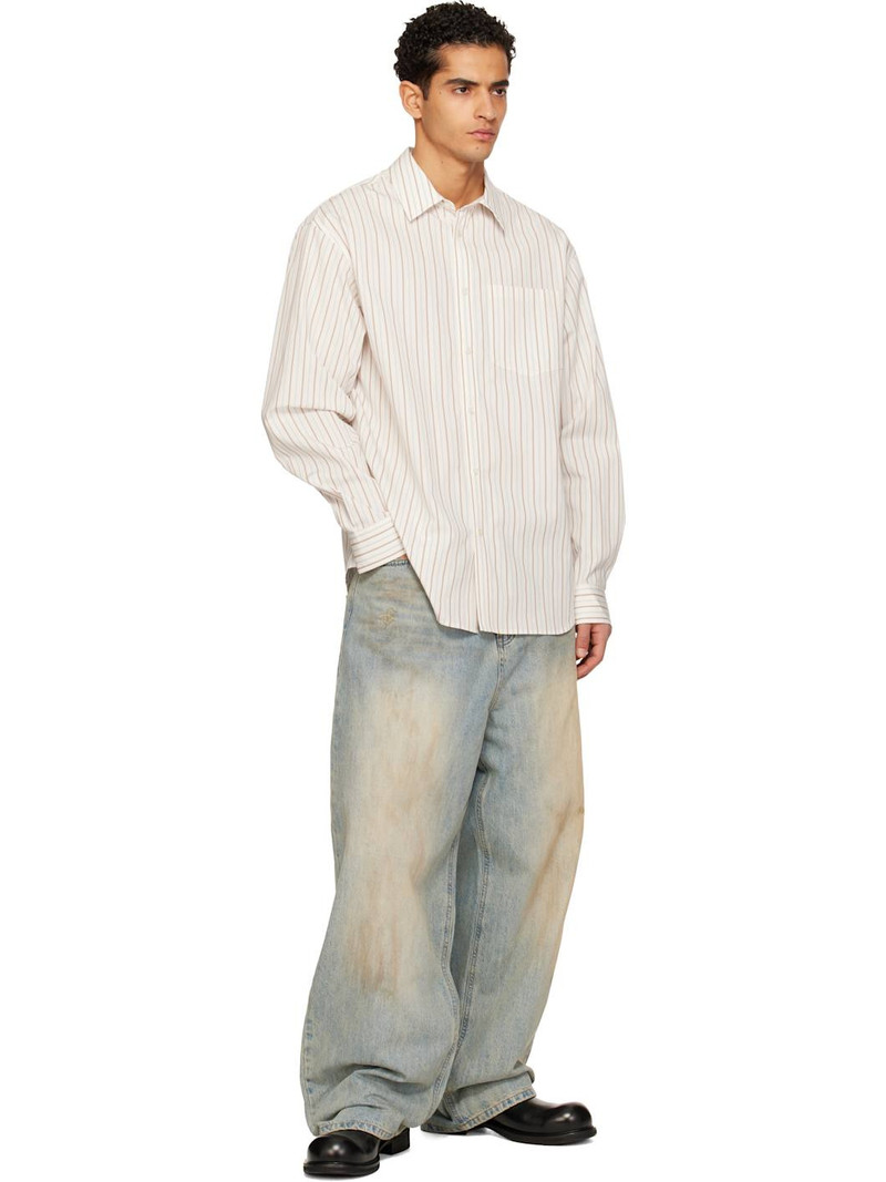 We11done Blue Layered Jeans outlook