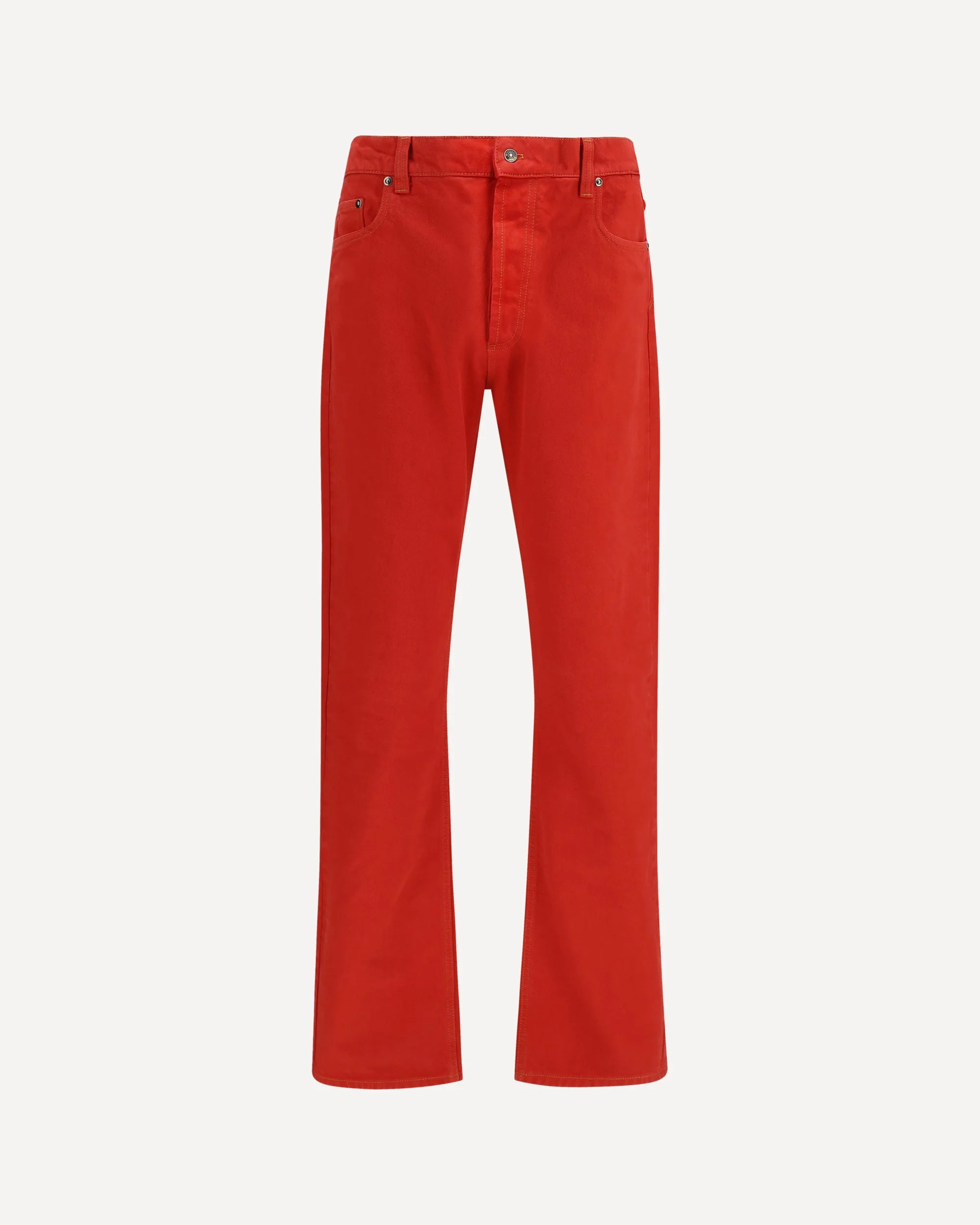 Straight-leg cotton denim Jeans - 1