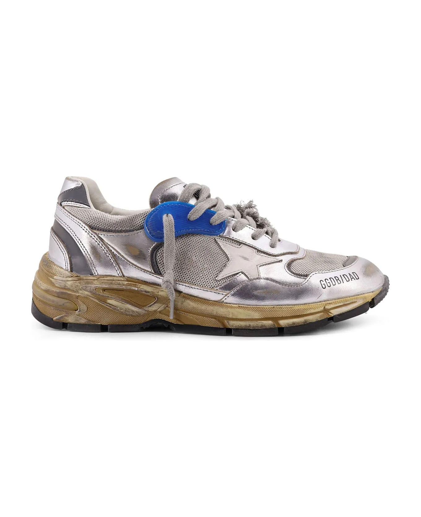 Mesh And Leather Sneakers With Side Logo - 1