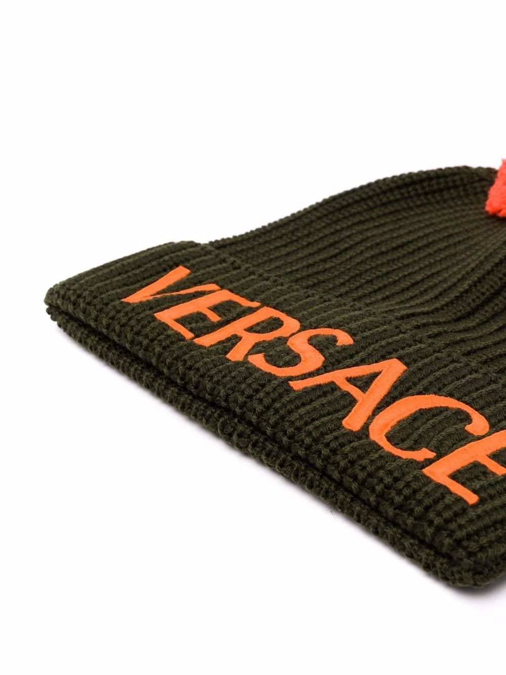 logo-print knitted beanie - 2