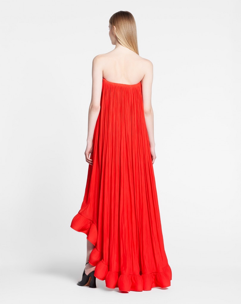 BUSTIER CHARMEUSE TRIBUTE DRESS - 3