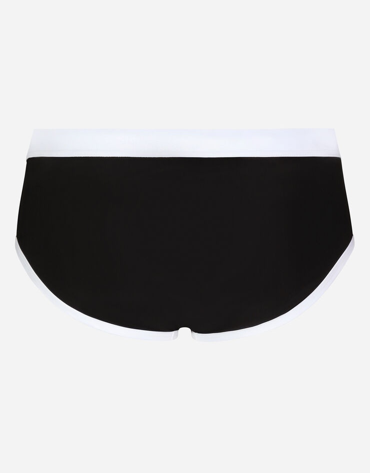 Swim briefs with DG print - 2